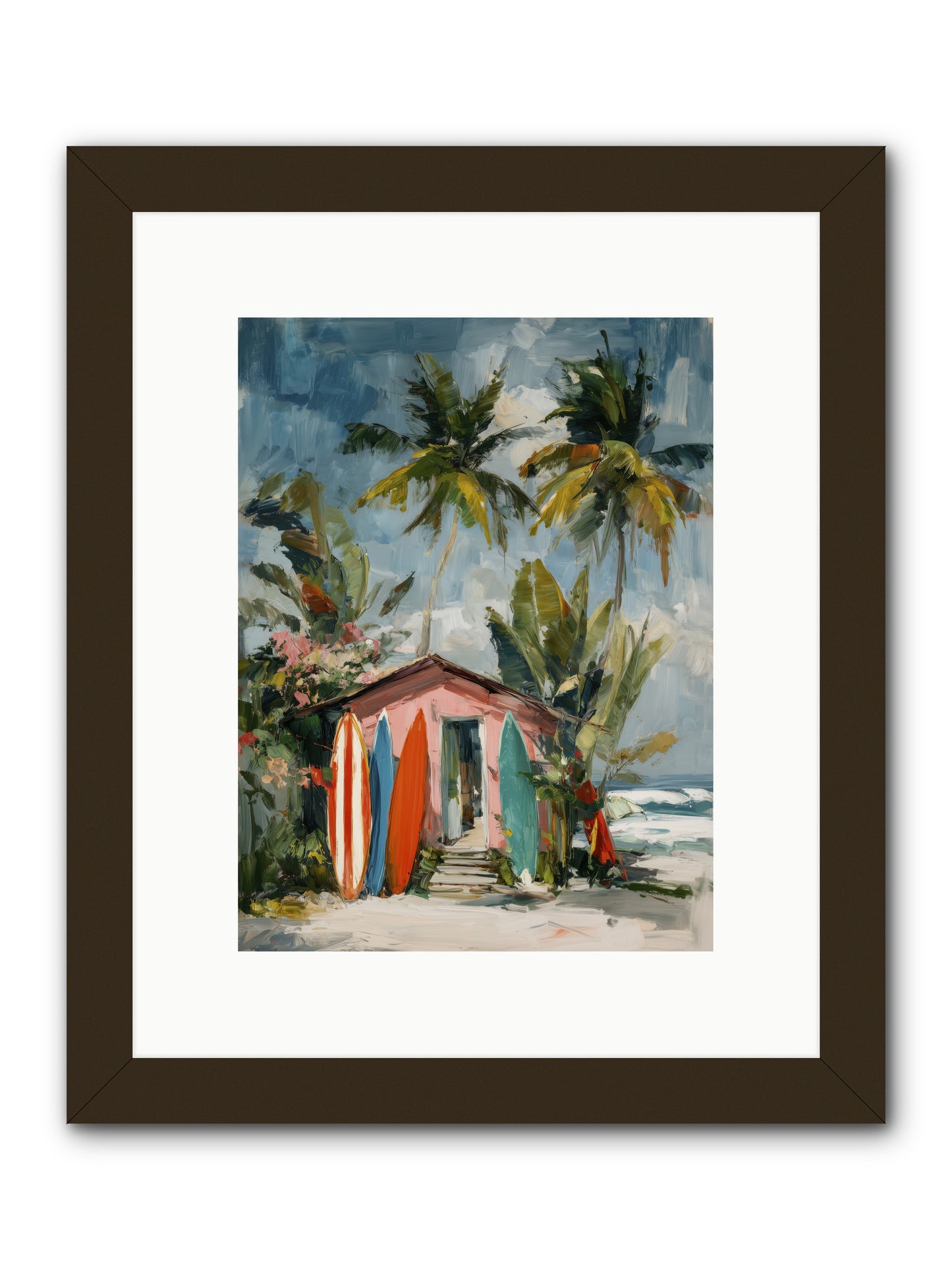 Rustic Refuge  -- Framed Print - Black 9x12