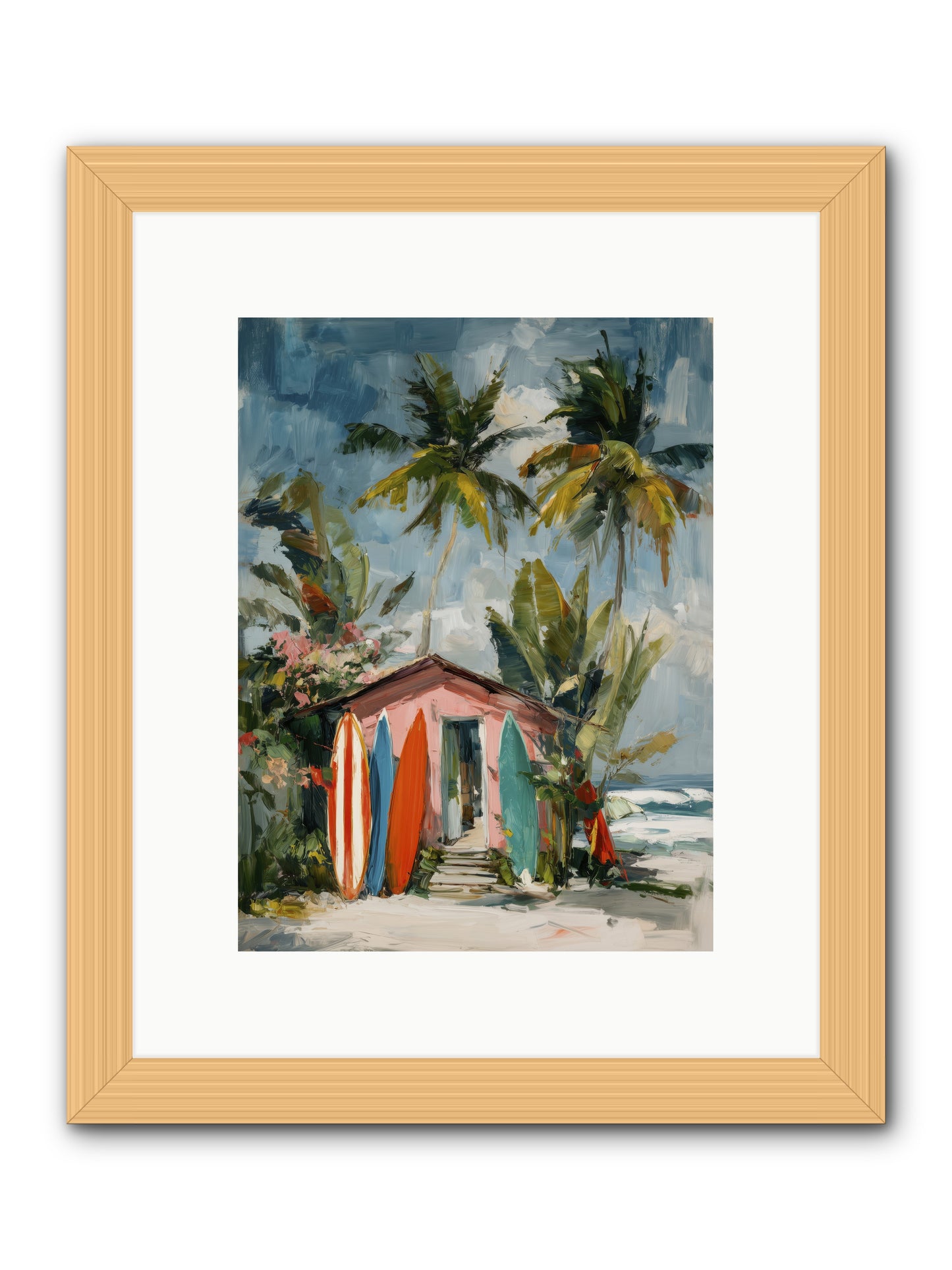 Rustic Refuge  -- Framed Print - Natural 9x12