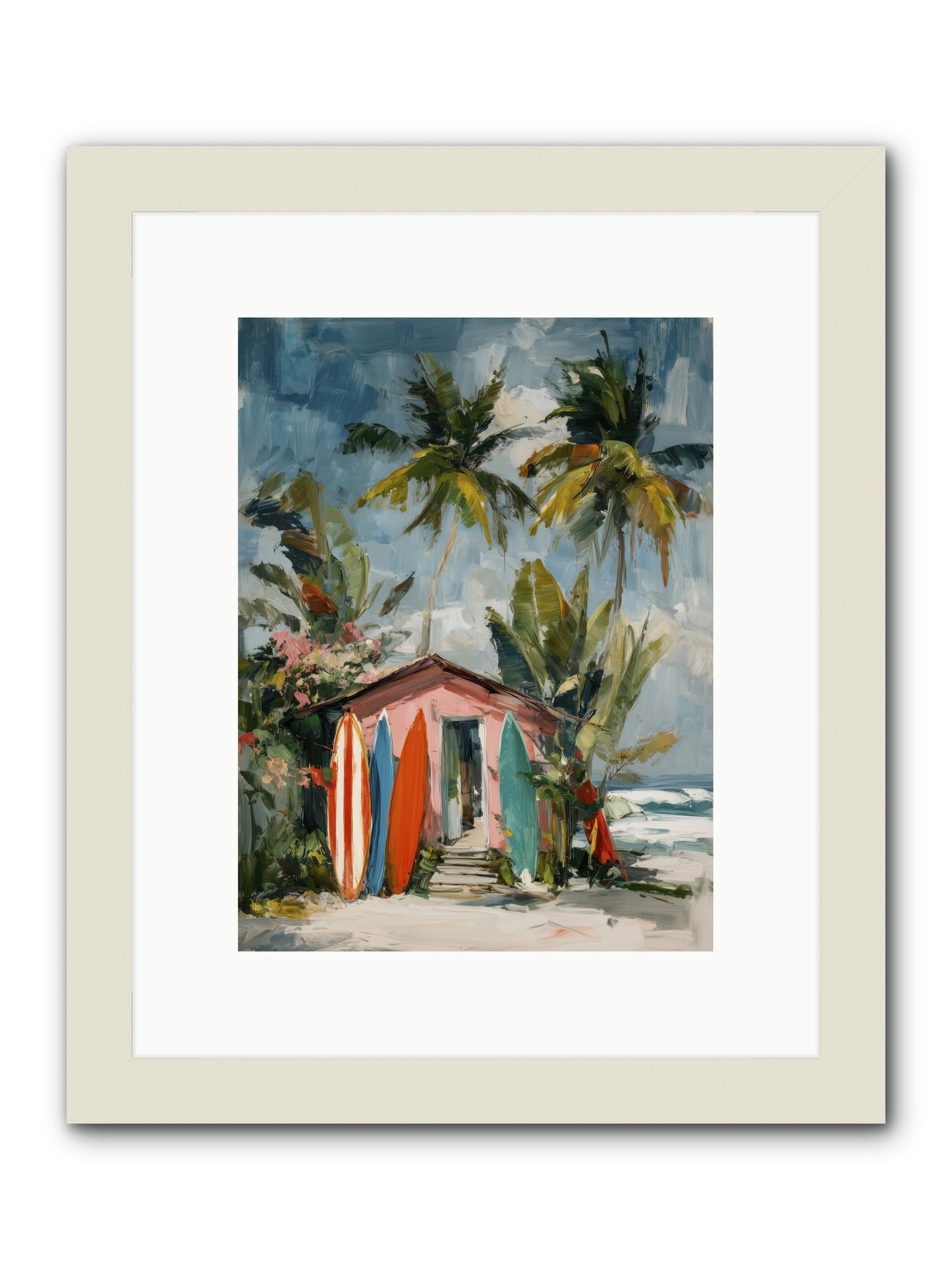 Rustic Refuge  -- Framed Print - White 9x12