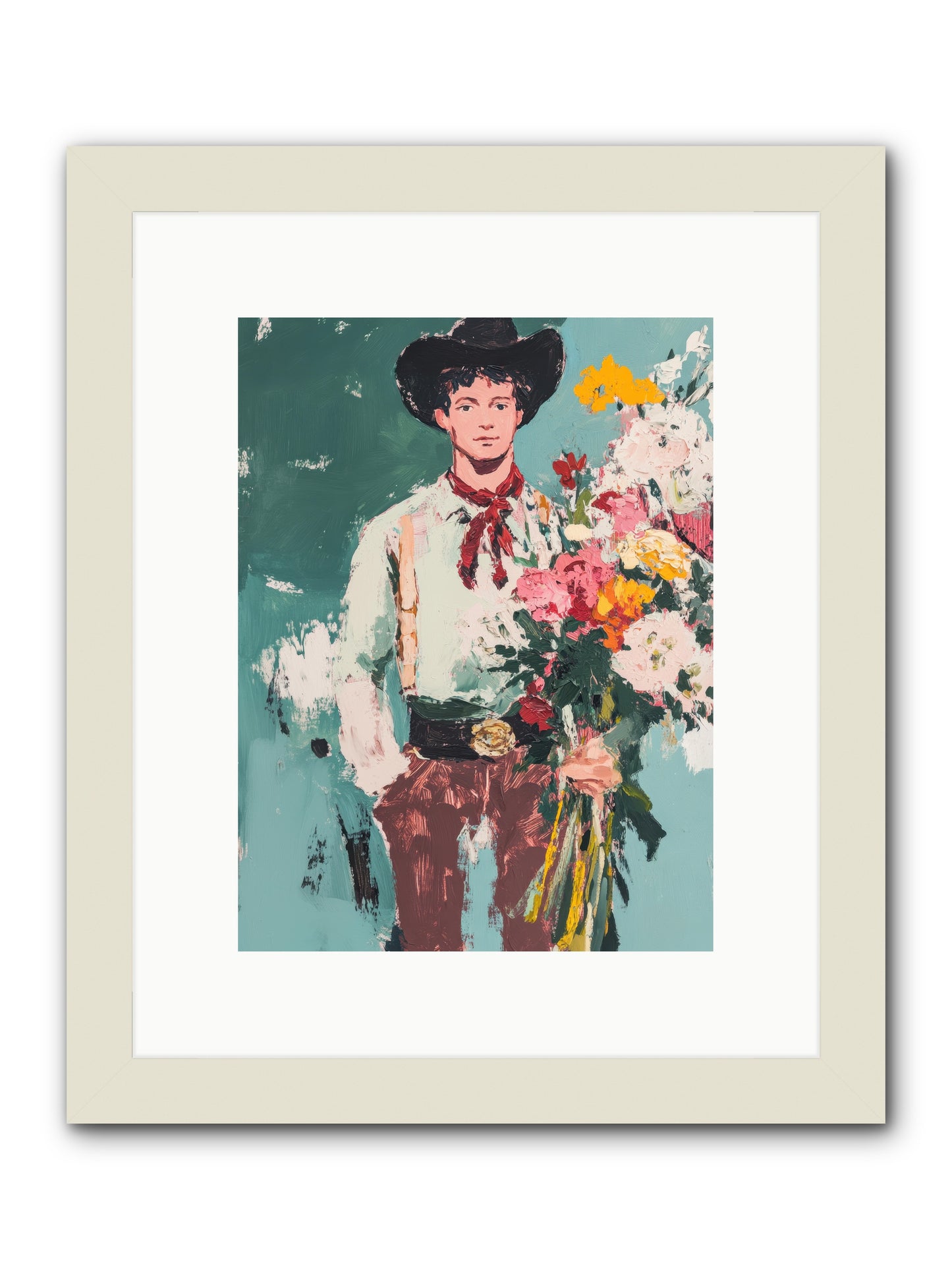 Rustic Renaissance -- Framed Print - White 9x12