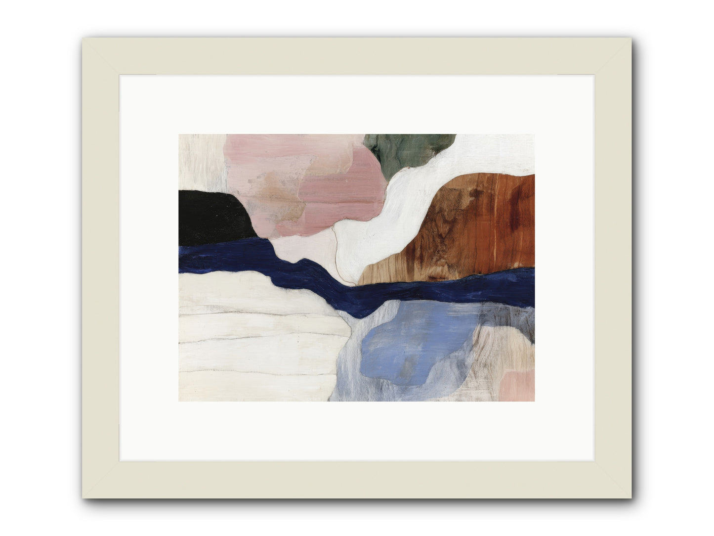 Sable Echo -- Framed Print - White 12x9