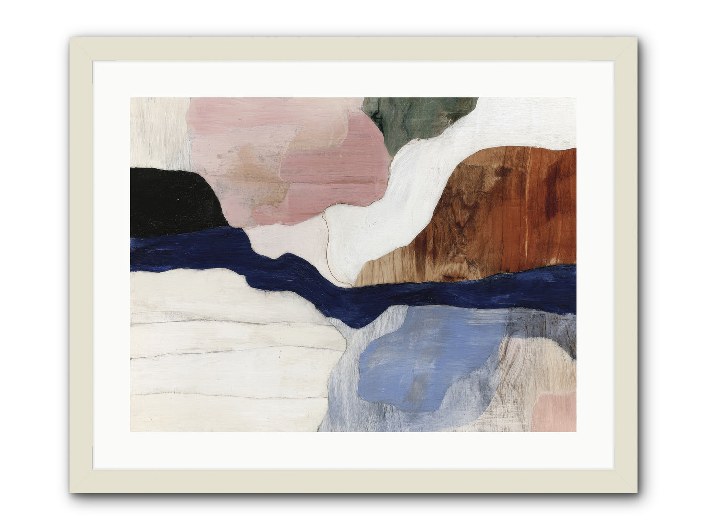 Sable Echo -- Framed Print - White 24x18
