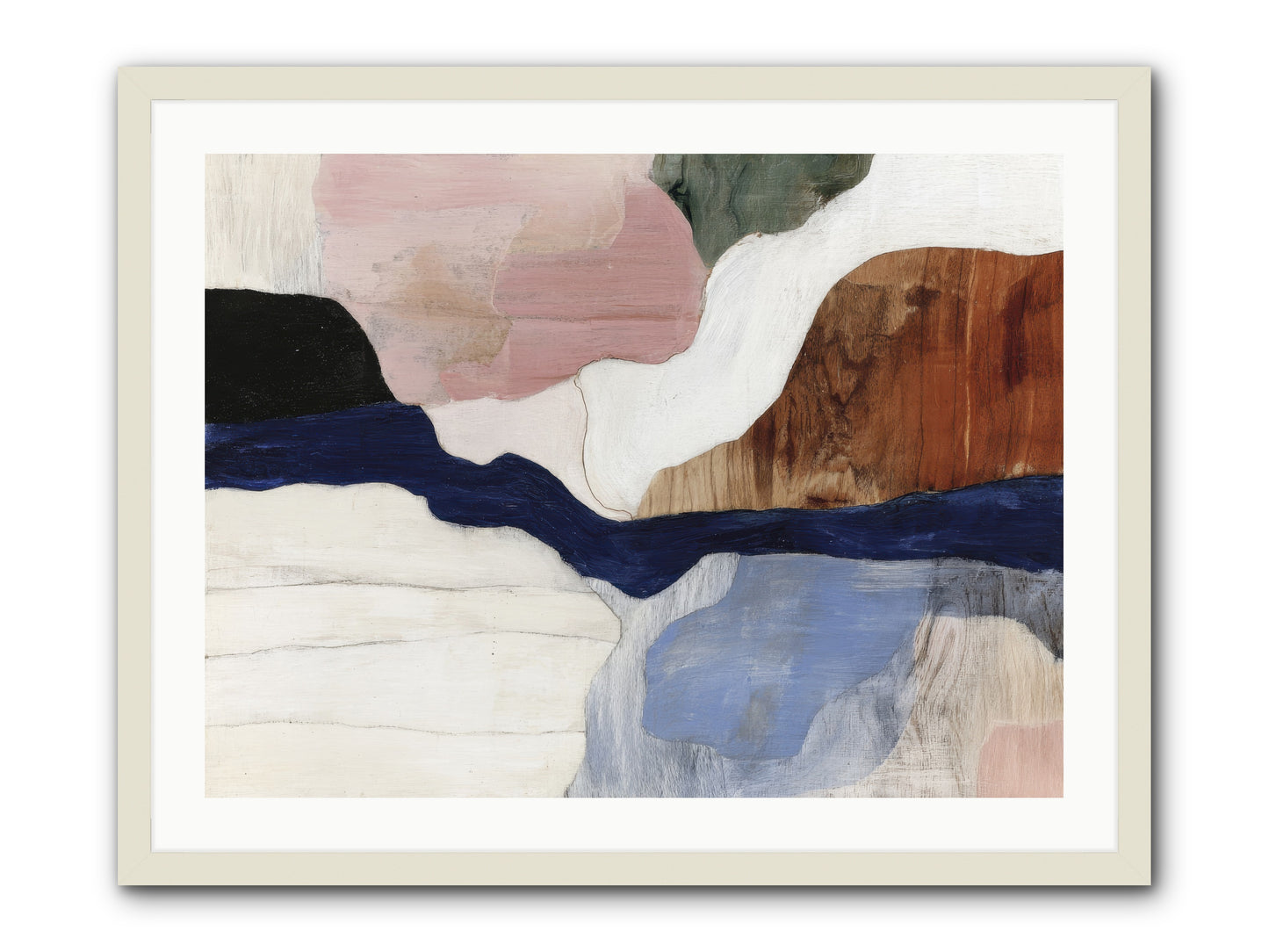 Sable Echo -- Framed Print - White 32x24