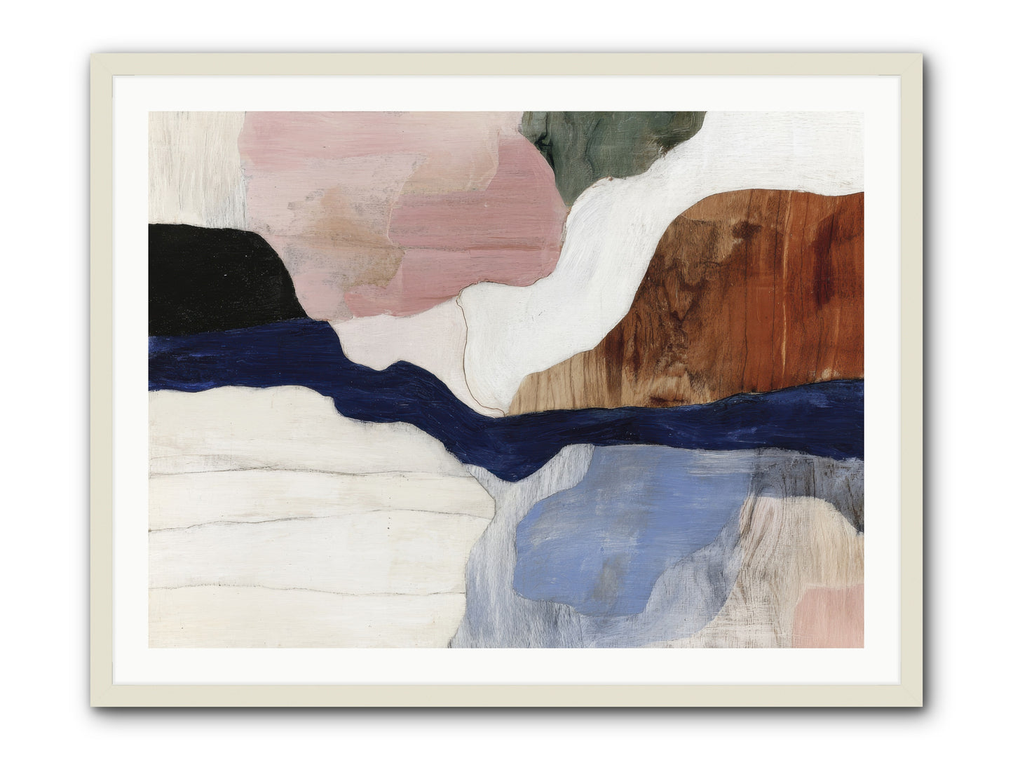 Sable Echo -- Framed Print - White 40x30