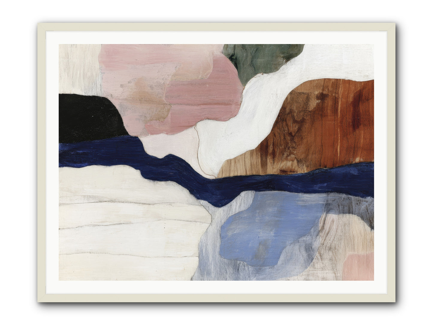 Sable Echo -- Framed Print - White 48x36