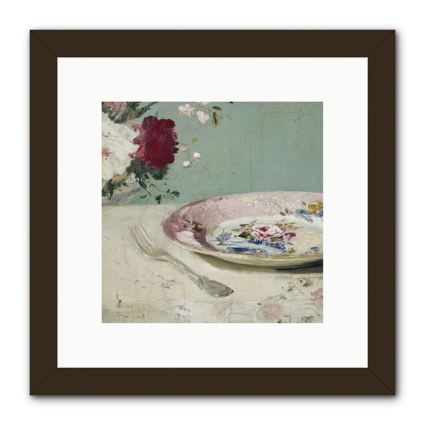 Sable House Notebook -- Framed Print - Black 10x10