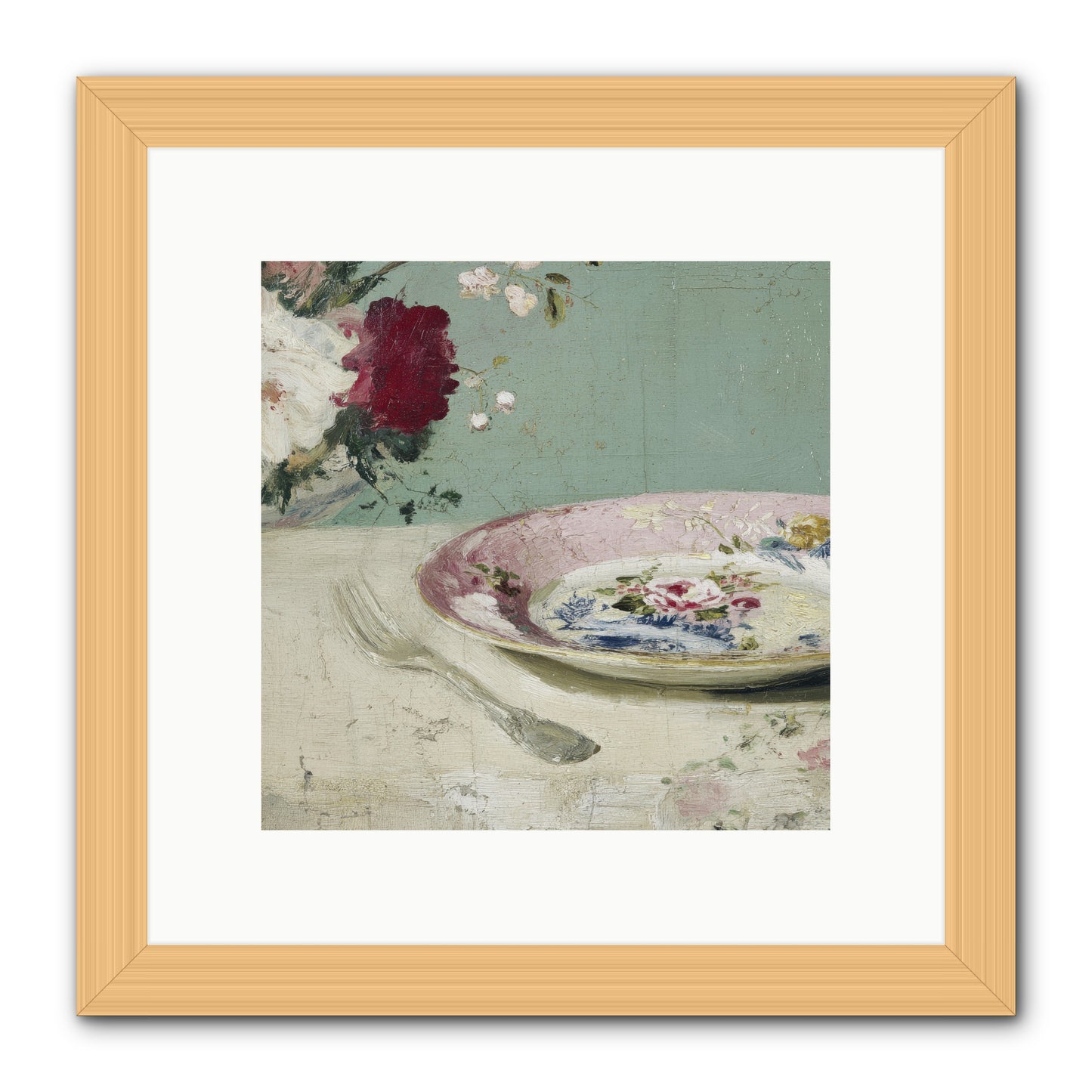Sable House Notebook -- Framed Print - Natural 10x10