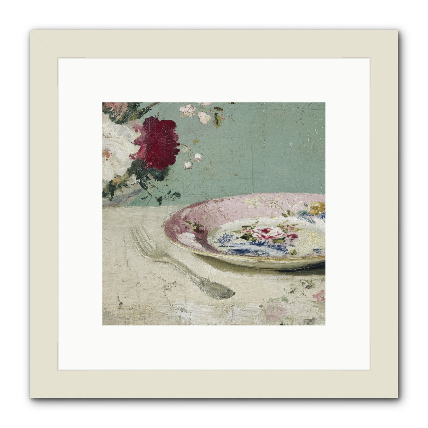 Sable House Notebook -- Framed Print - White 10x10
