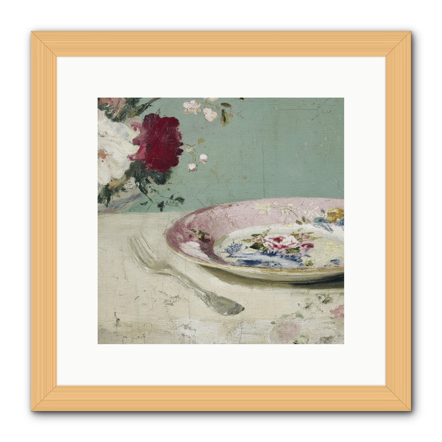 Sable House Notebook -- Framed Print - Natural 12x12