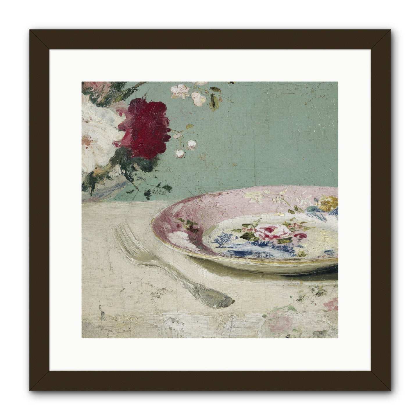 Sable House Notebook -- Framed Print - Black 16x16