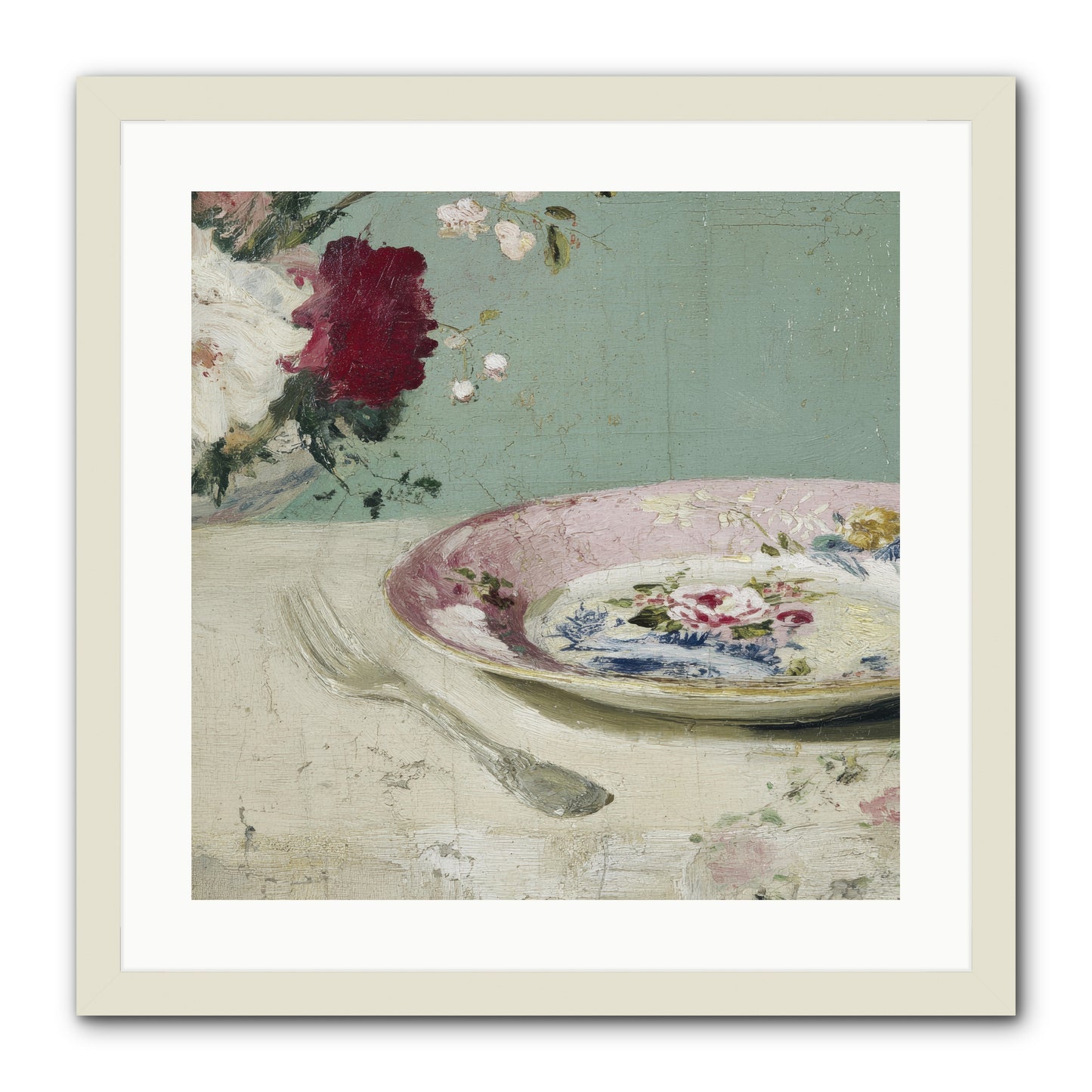 Sable House Notebook -- Framed Print - White 20x20