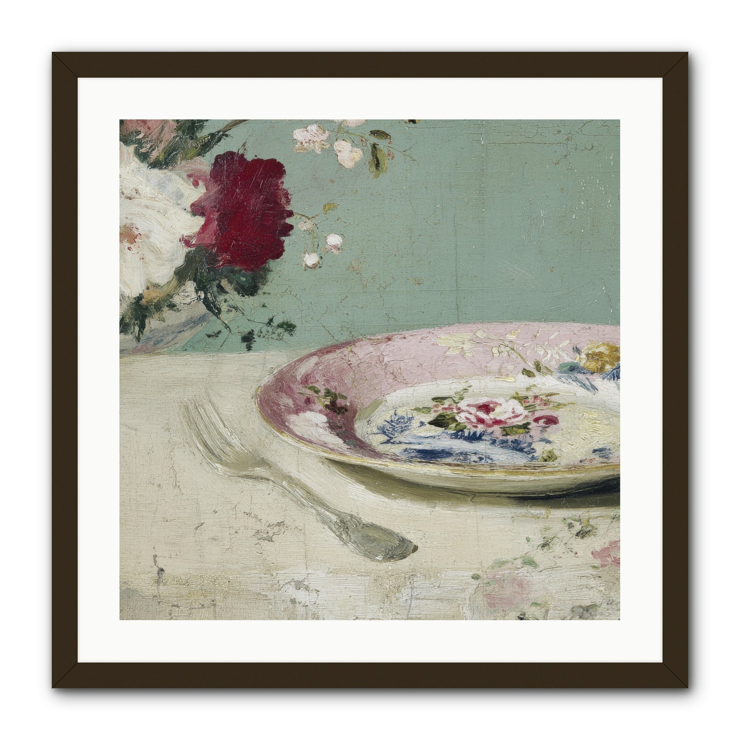 Sable House Notebook -- Framed Print - Black 24x24