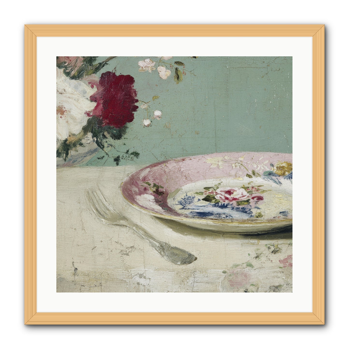 Sable House Notebook -- Framed Print - Natural 24x24