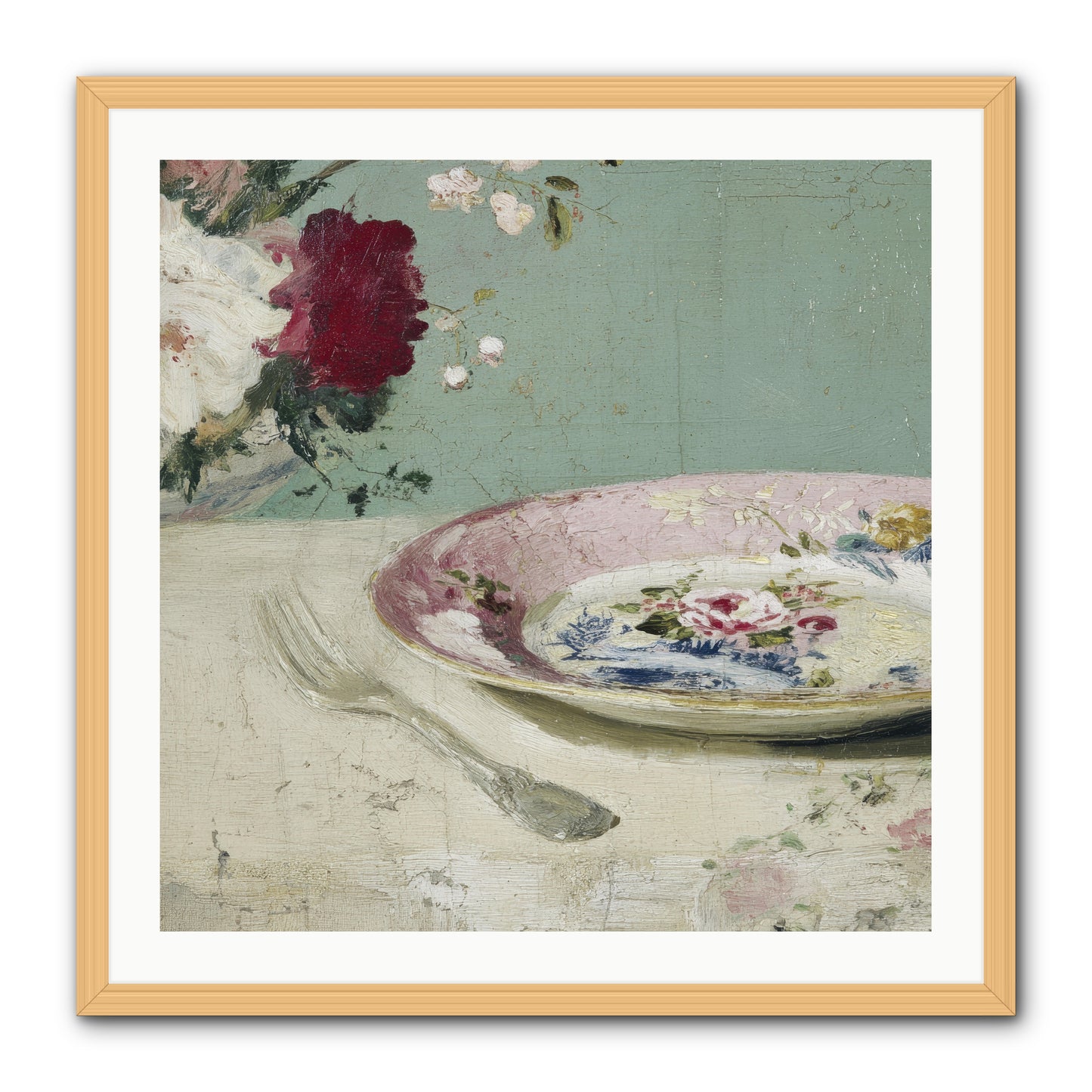 Sable House Notebook -- Framed Print - Natural 30x30