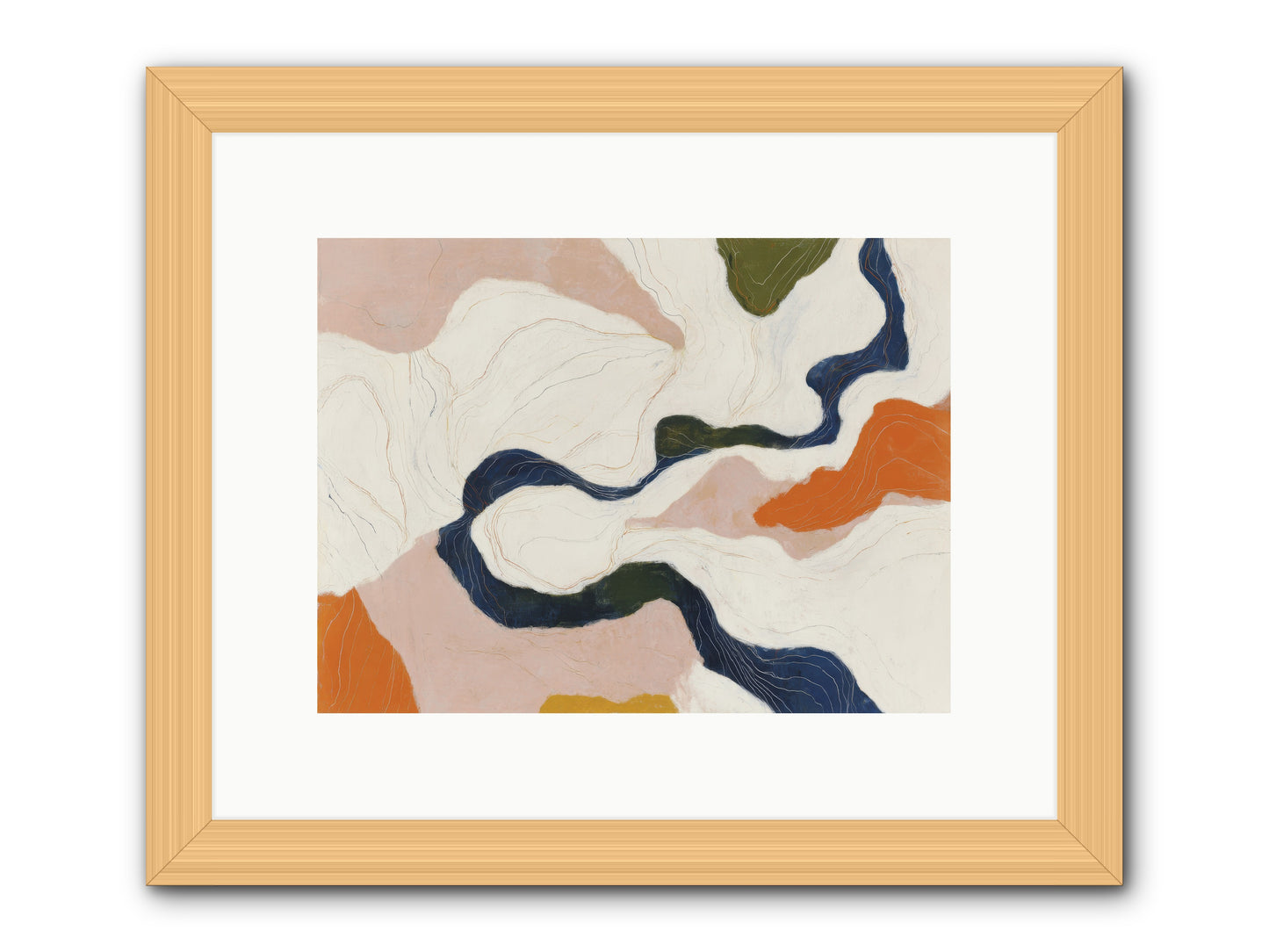 Sablethorn Hollow -- Framed Print - Natural 12x9