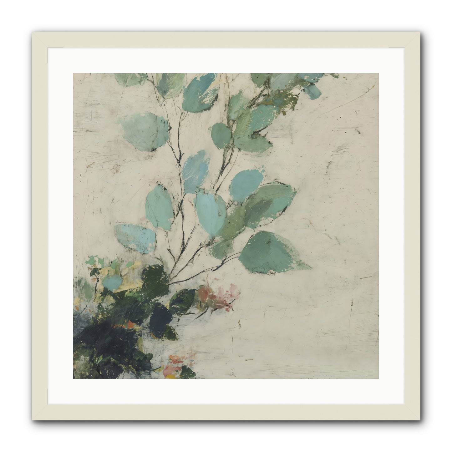 Sacred Beloved -- Framed Print - White 24x24