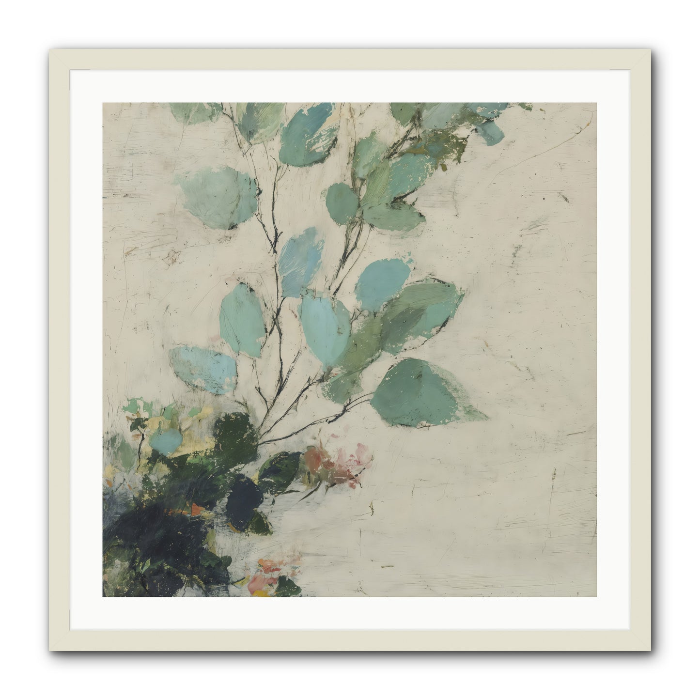Sacred Beloved -- Framed Print - White 30x30