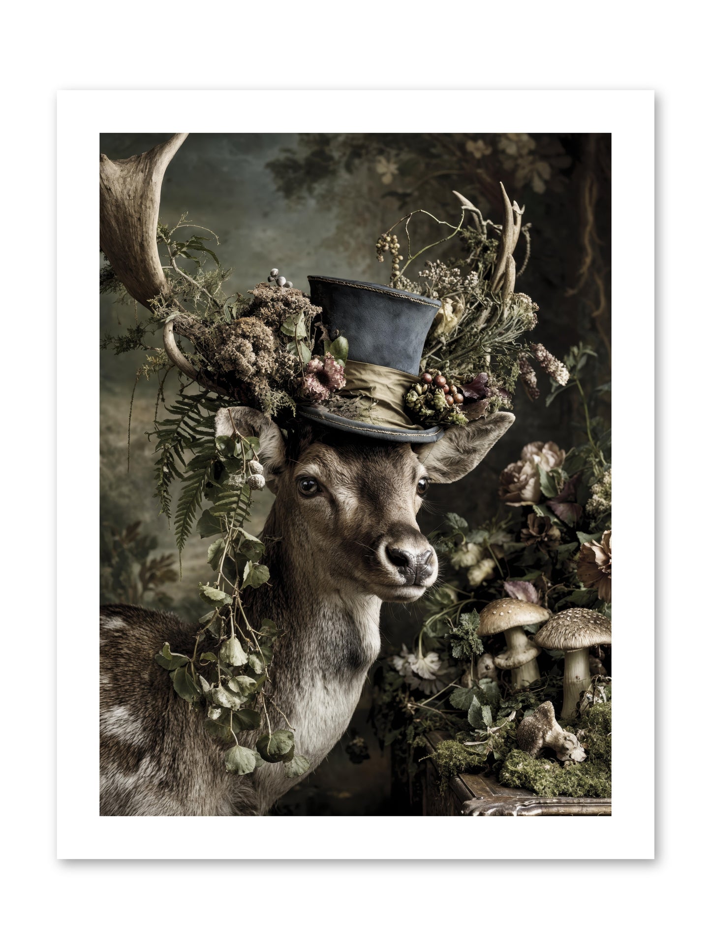Sacred Grove Keeper -- Loose Canvas Print 12x16