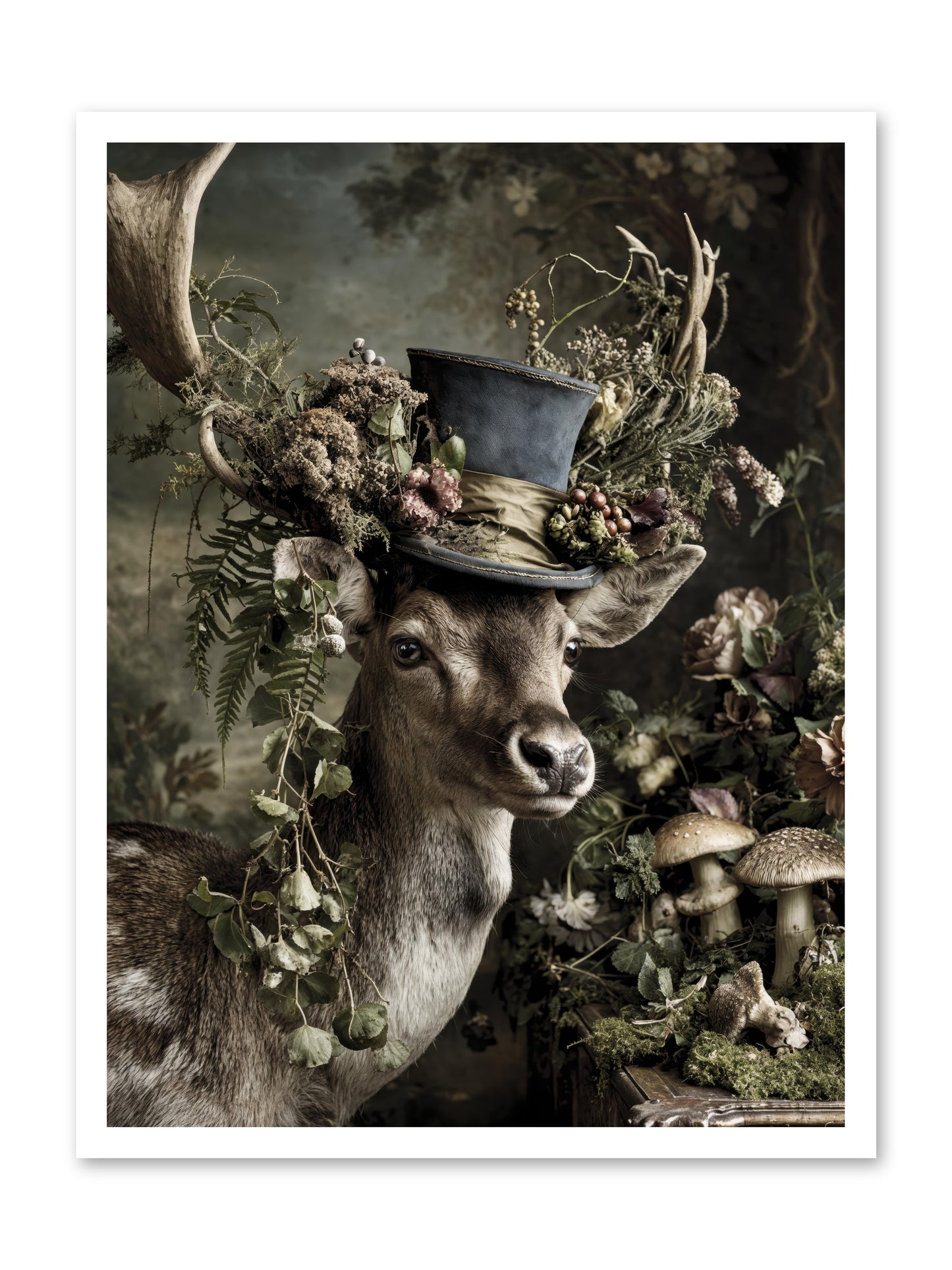 Sacred Grove Keeper -- Loose Canvas Print 24x32