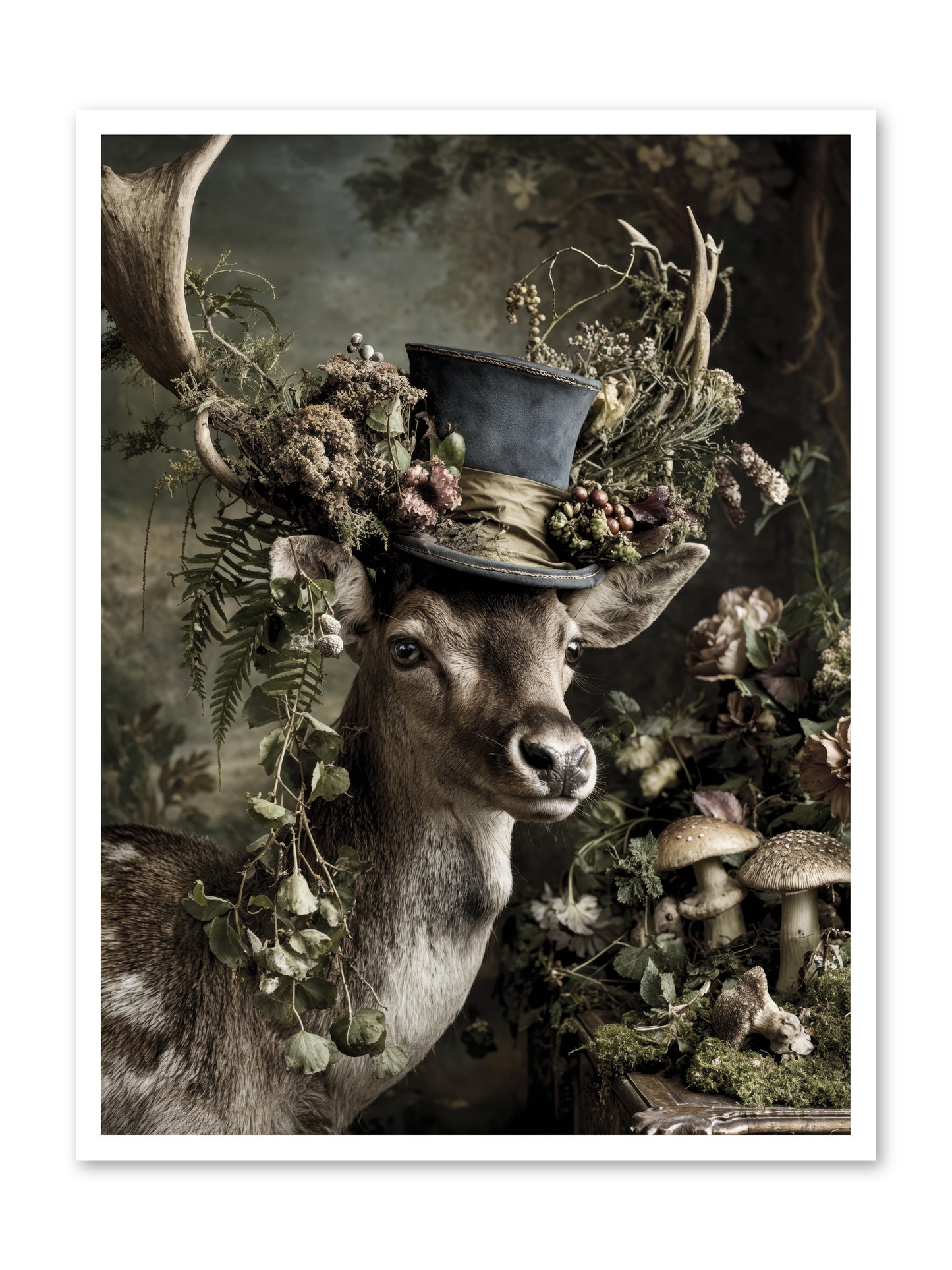 Sacred Grove Keeper -- Loose Canvas Print 30x40