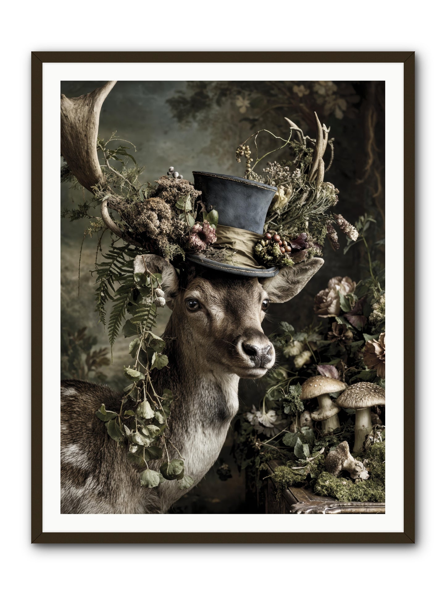 Sacred Grove Keeper -- Framed Print - Black 36x48