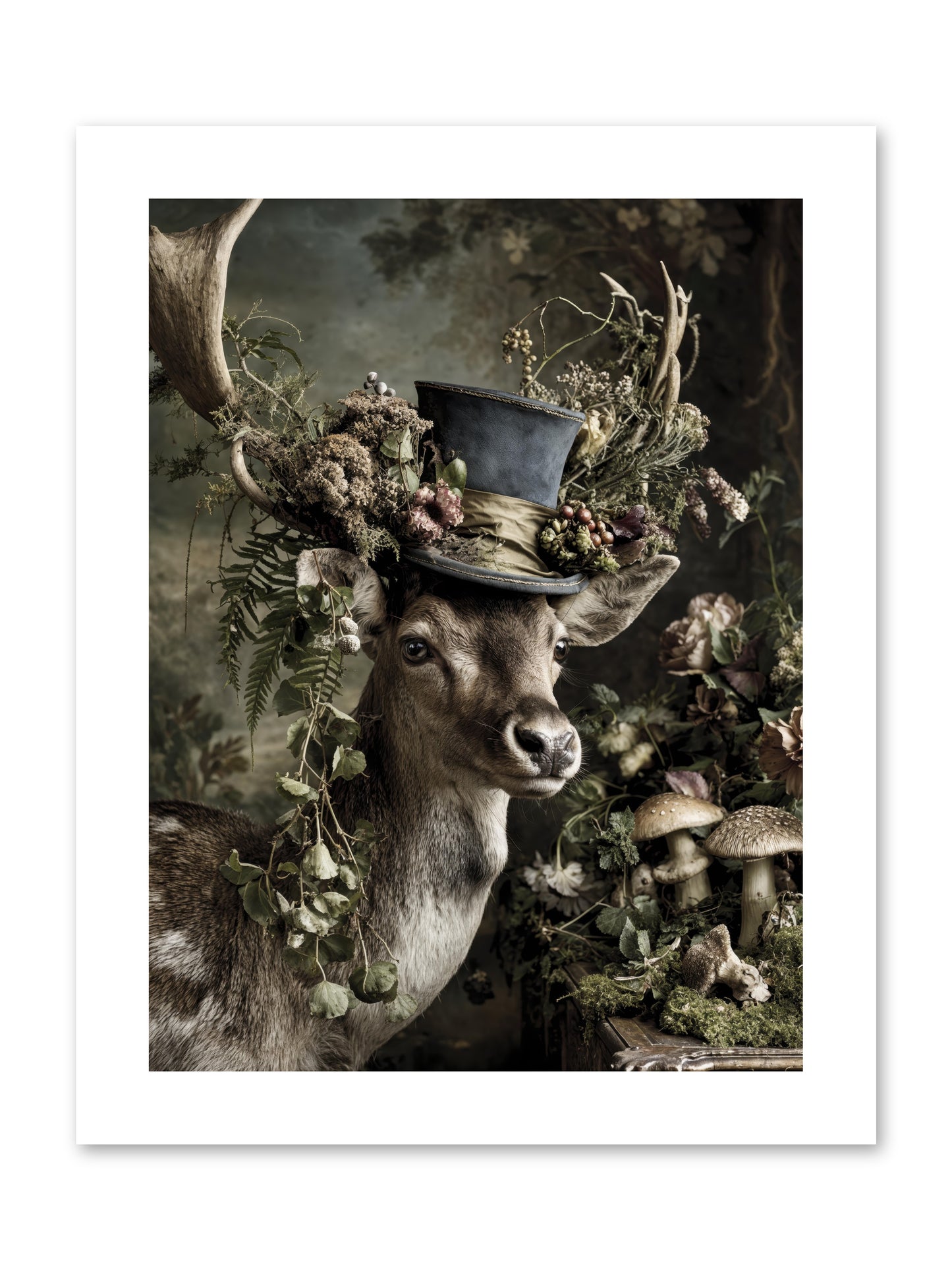 Sacred Grove Keeper -- Paper Print 9x12
