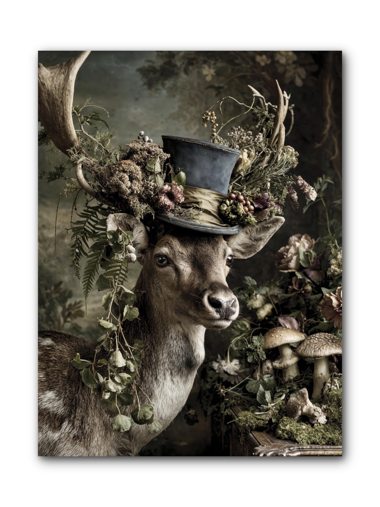 Sacred Grove Keeper -- Wrapped Canvas 9x12