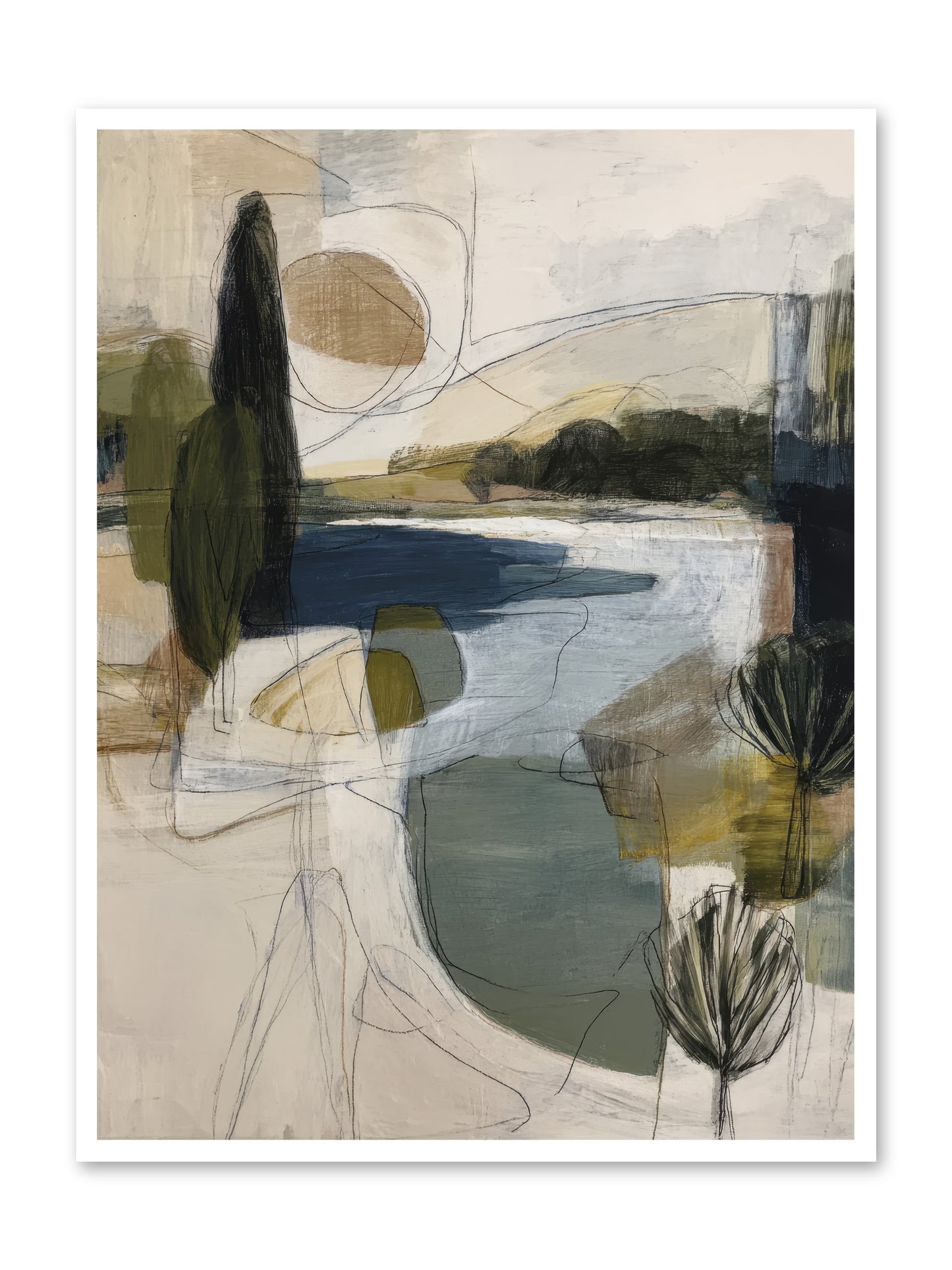 Sacred Pause -- Loose Canvas Print 36x48