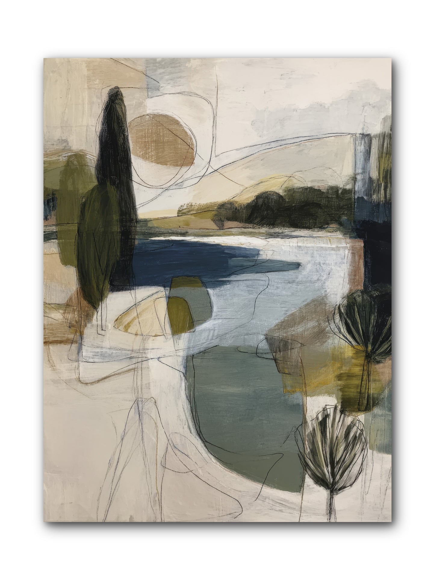 Sacred Pause -- Wrapped Canvas 9x12