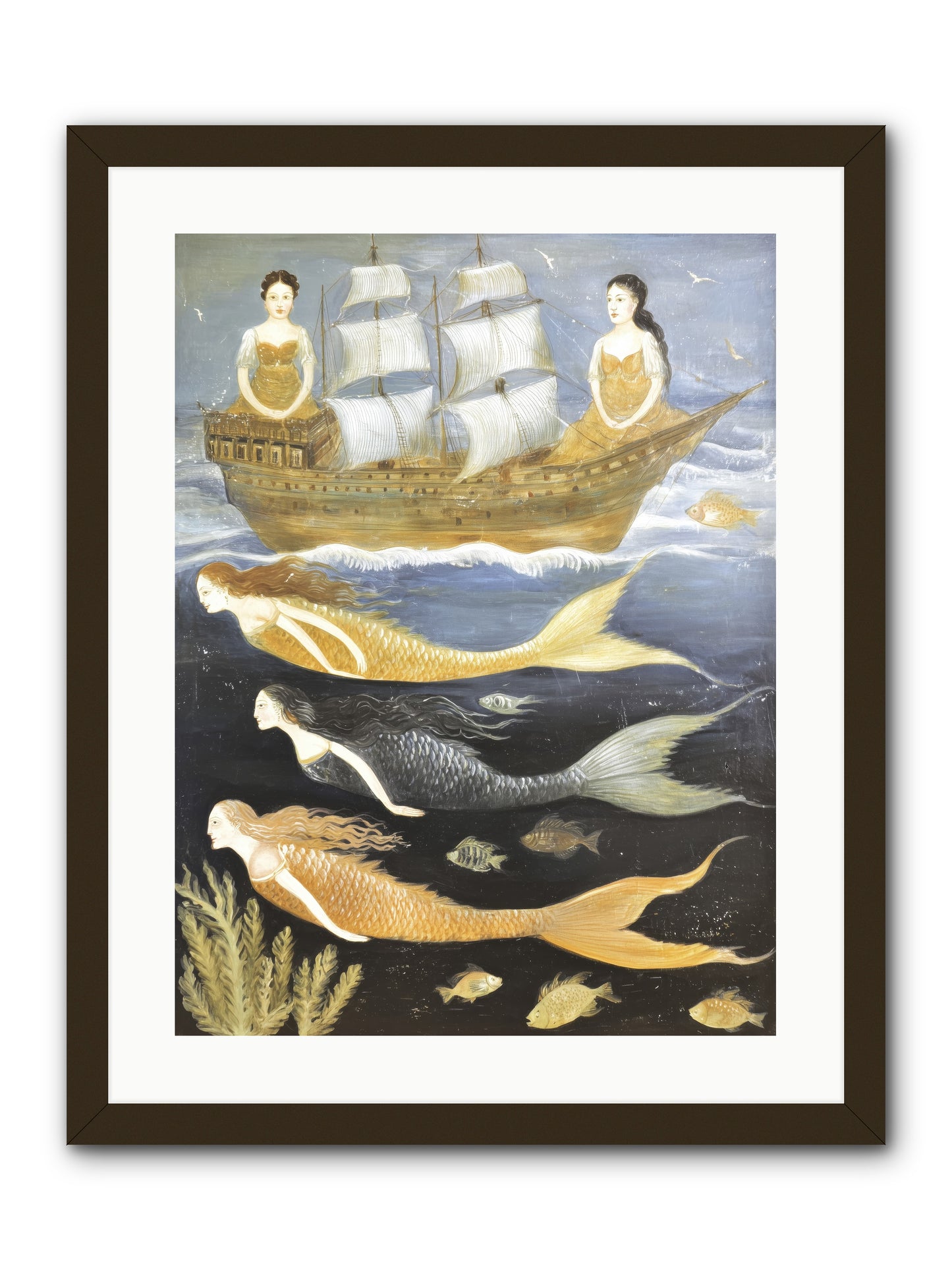 Sacred Sirens -- Framed Print - Black 18x24