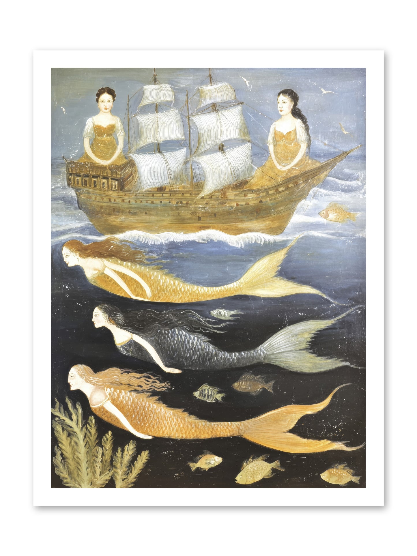 Sacred Sirens -- Loose Canvas Print 18x24