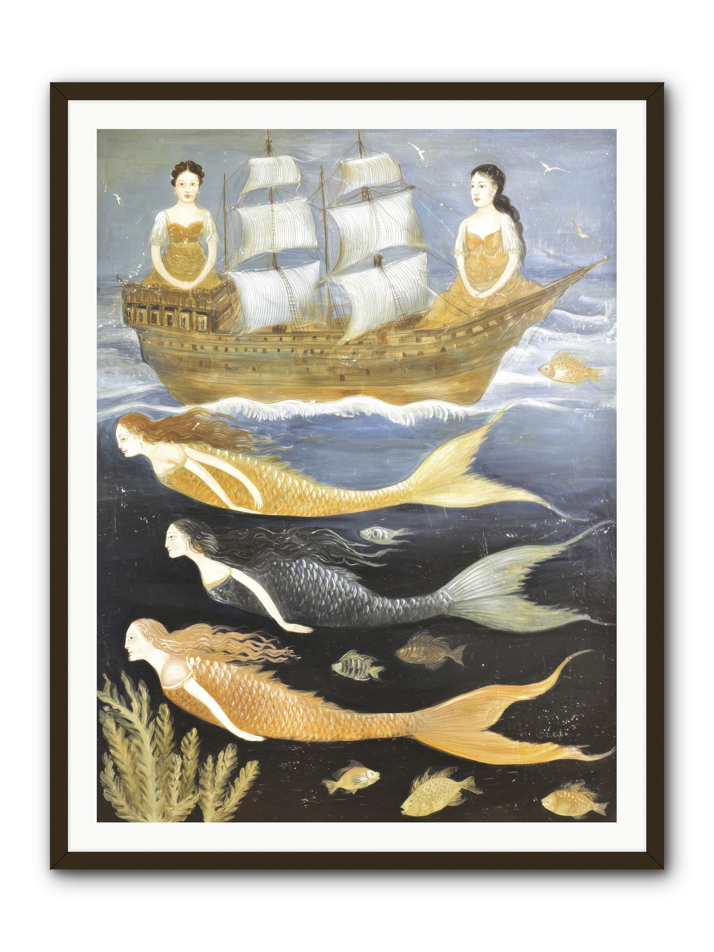 Sacred Sirens -- Framed Print - Black 36x48