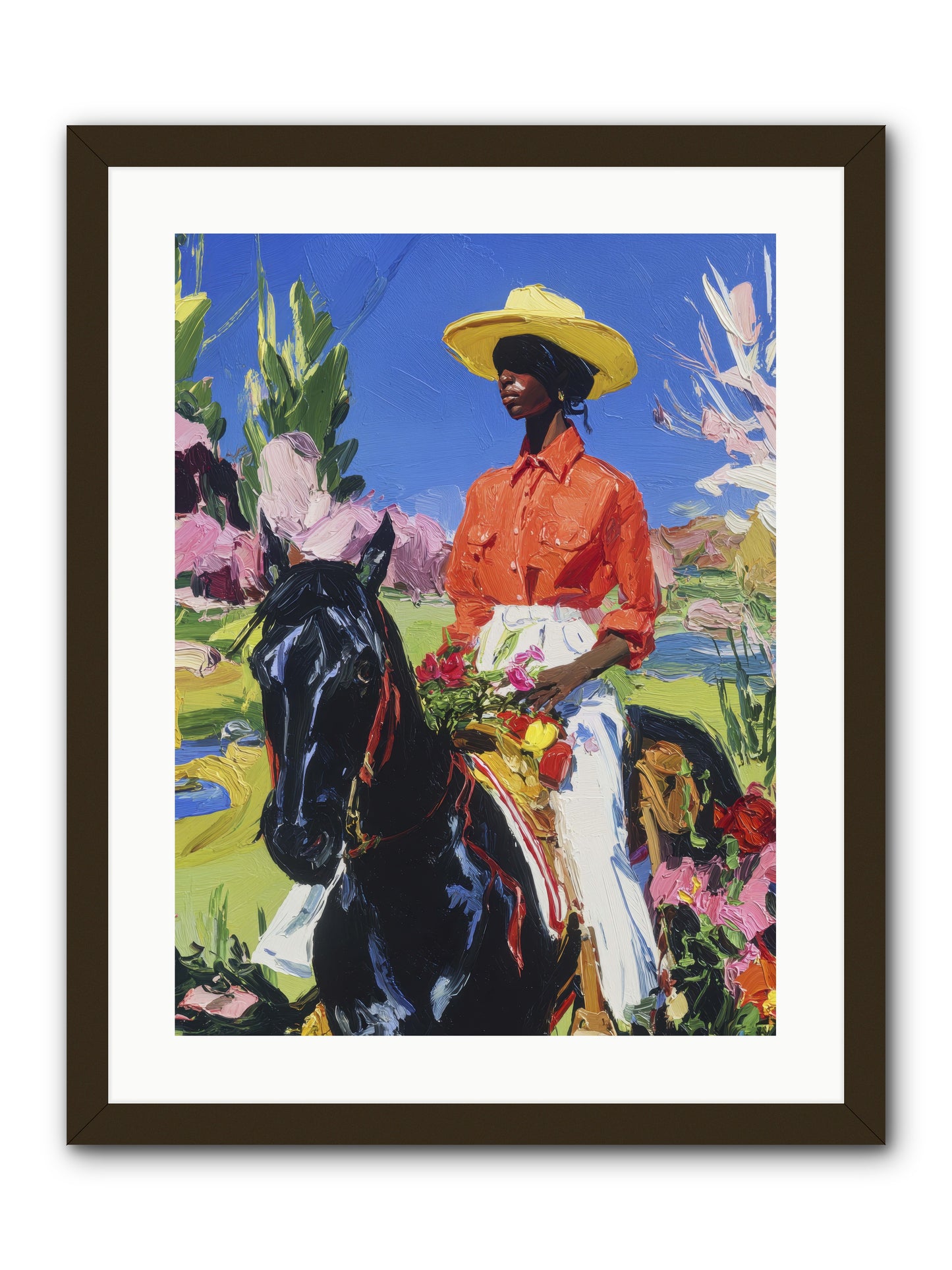 Sacred & Slow Morning -- Framed Print - Black 18x24