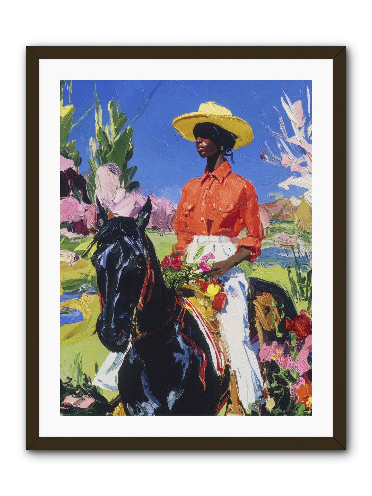 Sacred & Slow Morning -- Framed Print - Black 24x32