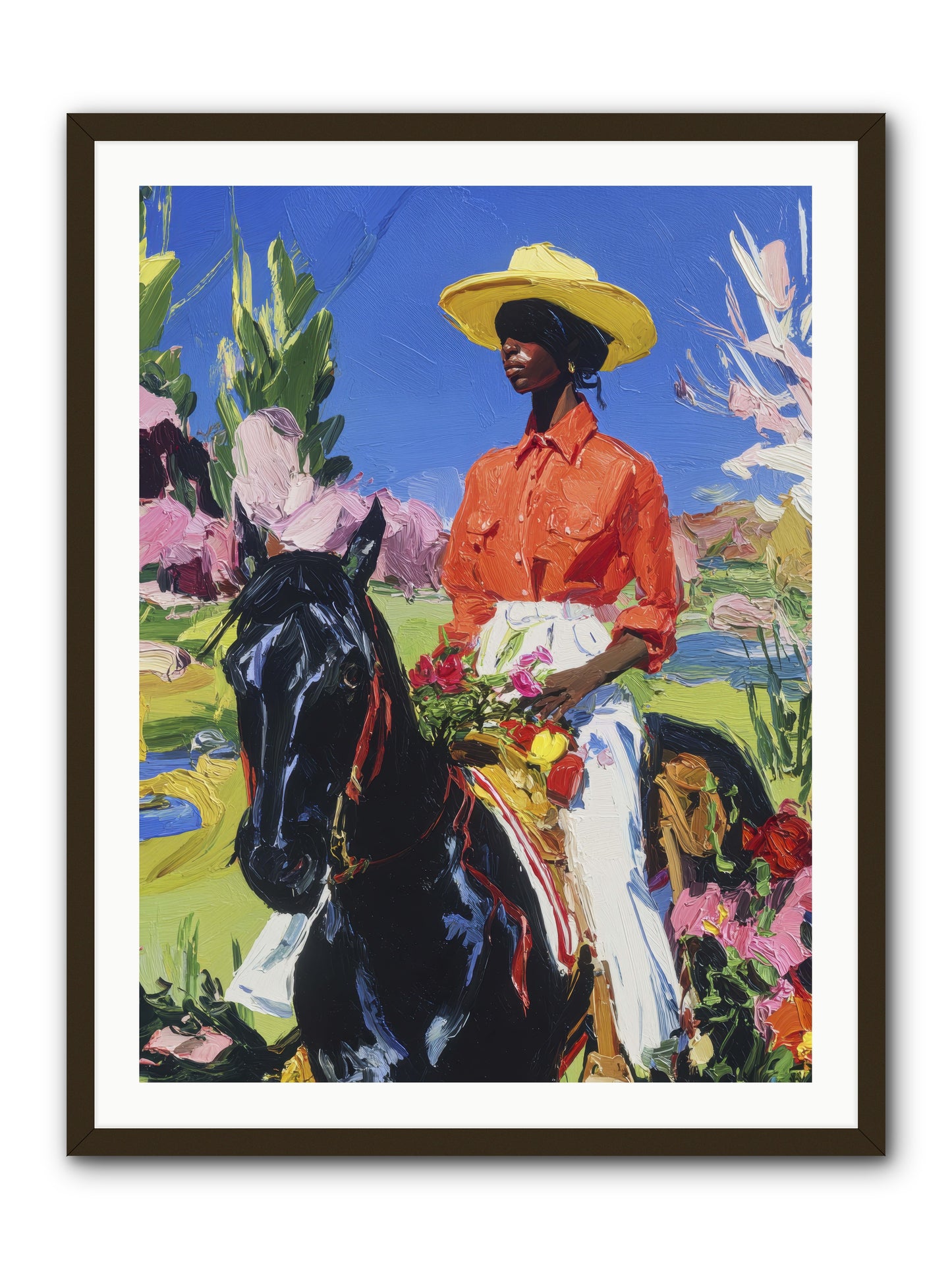 Sacred & Slow Morning -- Framed Print - Black 30x40