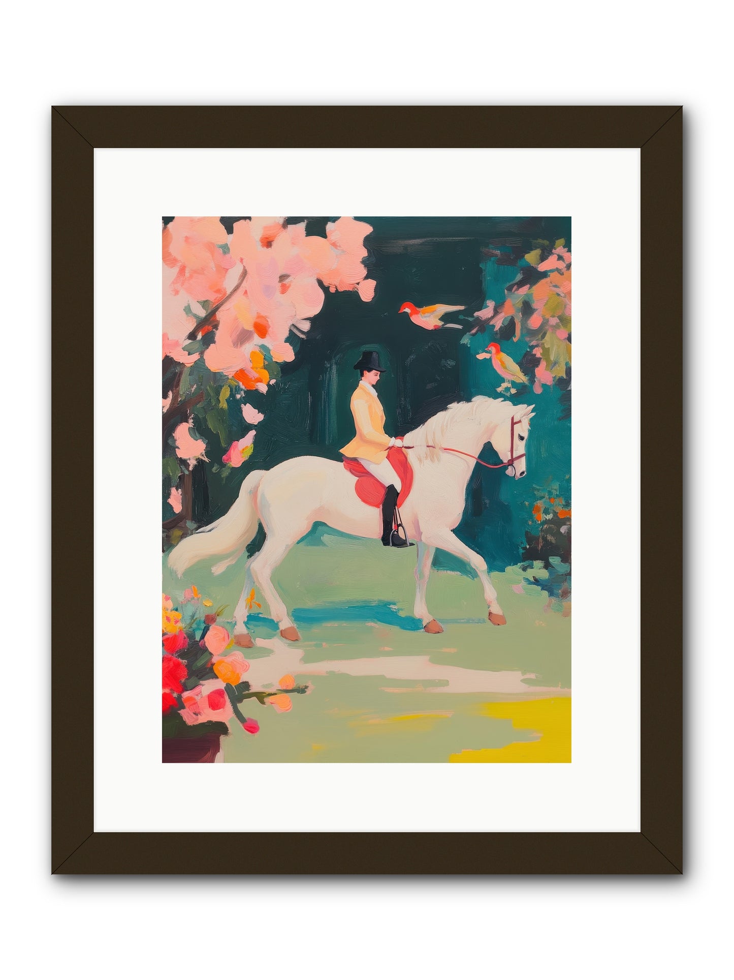 Saddle Savvy -- Framed Print - Black 12x16