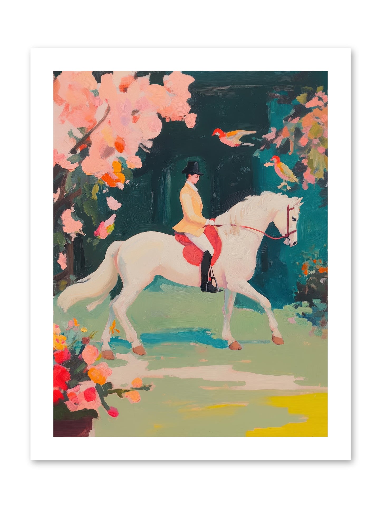 Saddle Savvy -- Loose Canvas Print 12x16