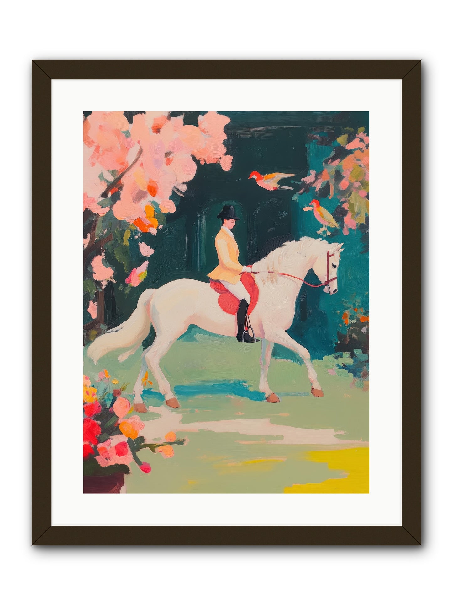 Saddle Savvy -- Framed Print - Black 18x24