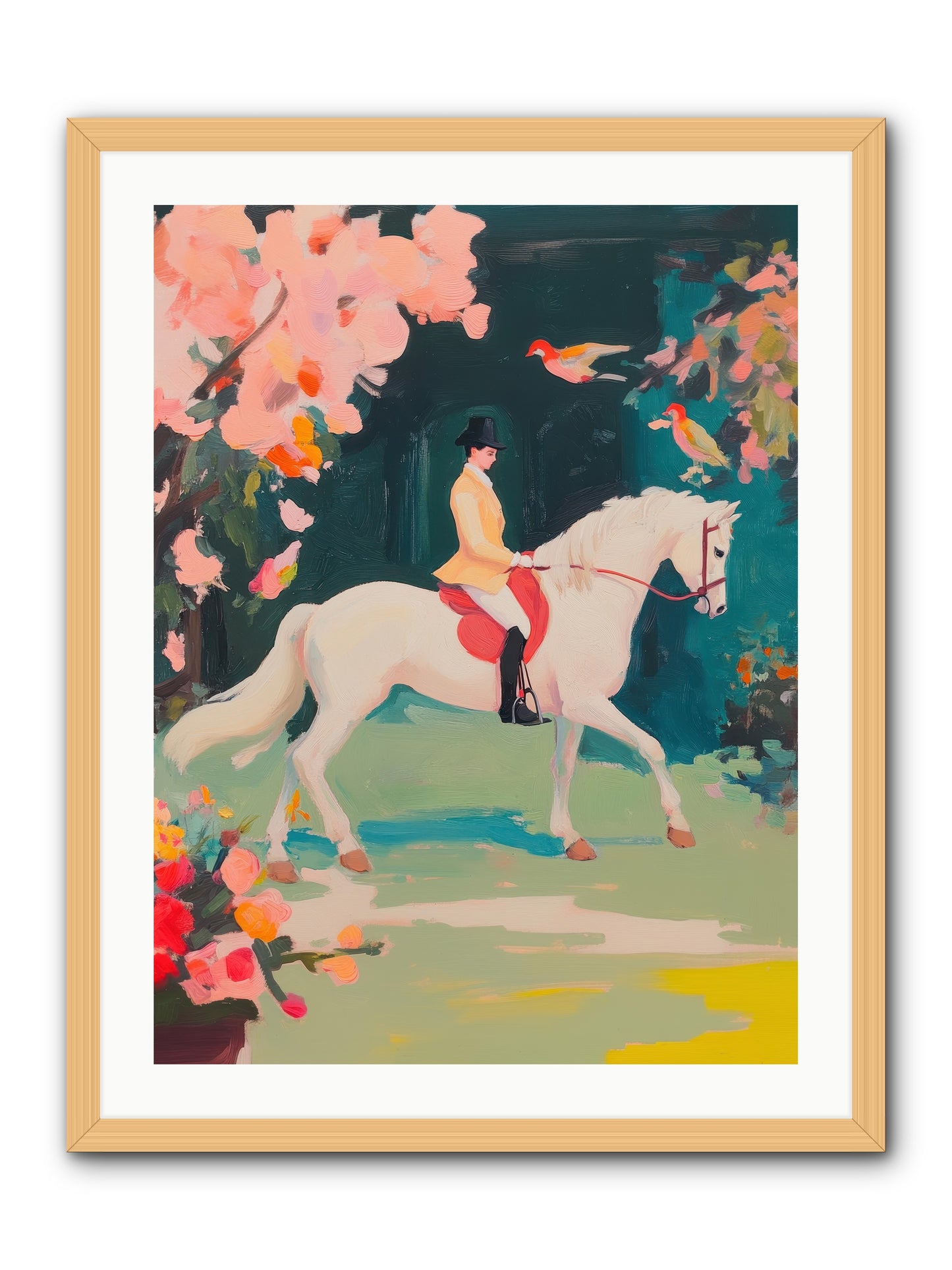 Saddle Savvy -- Framed Print - Natural 24x32