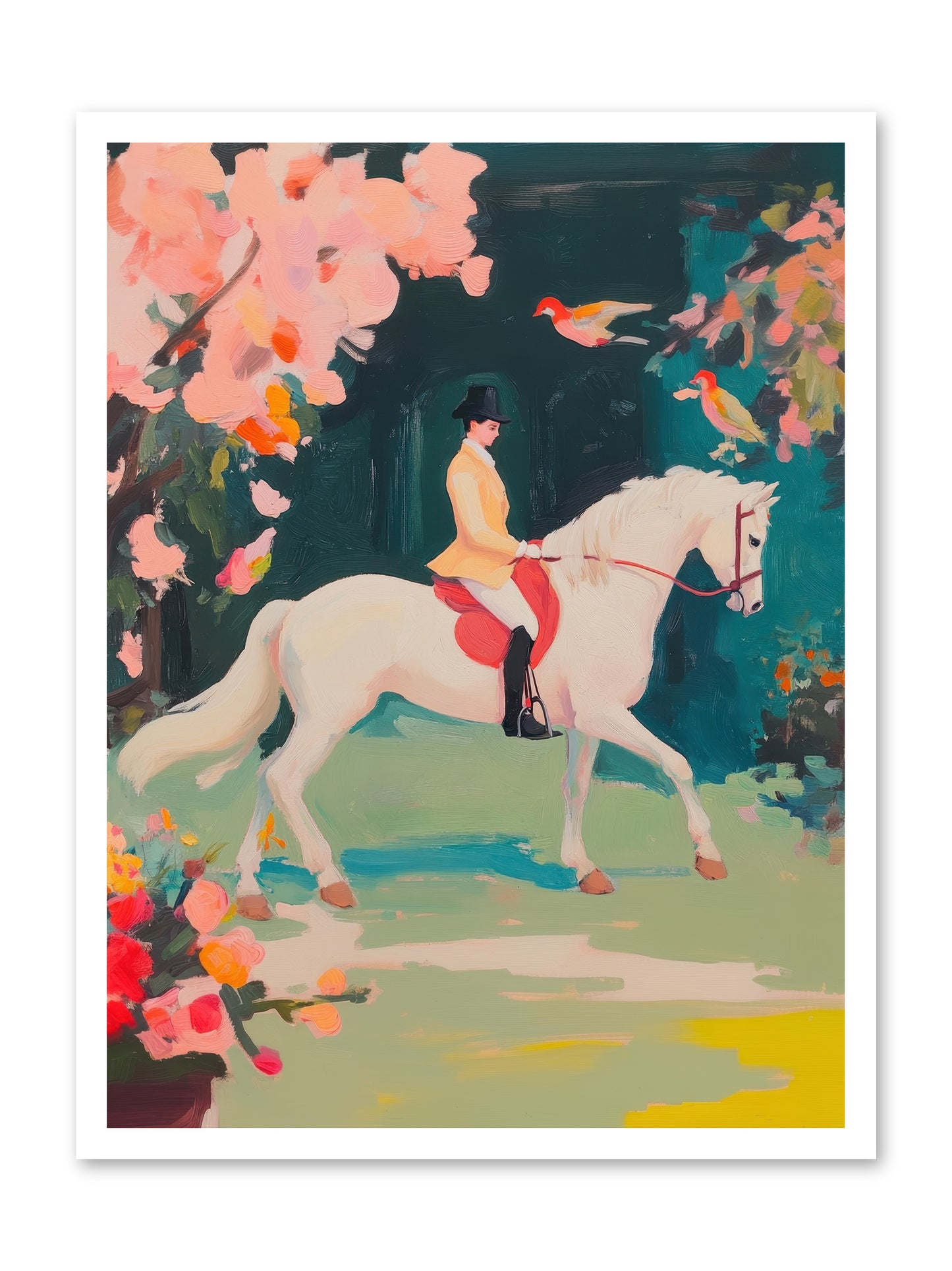 Saddle Savvy -- Loose Canvas Print 24x32