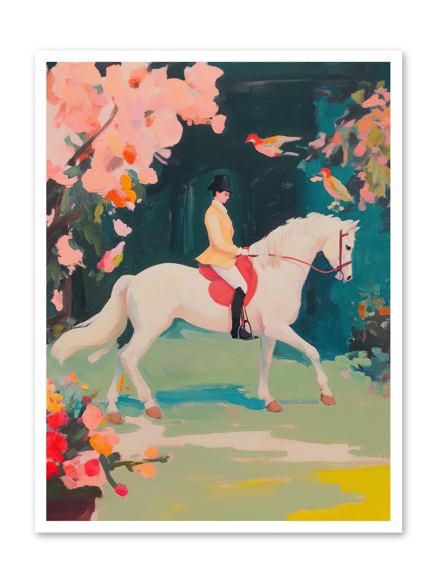 Saddle Savvy -- Loose Canvas Print 30x40