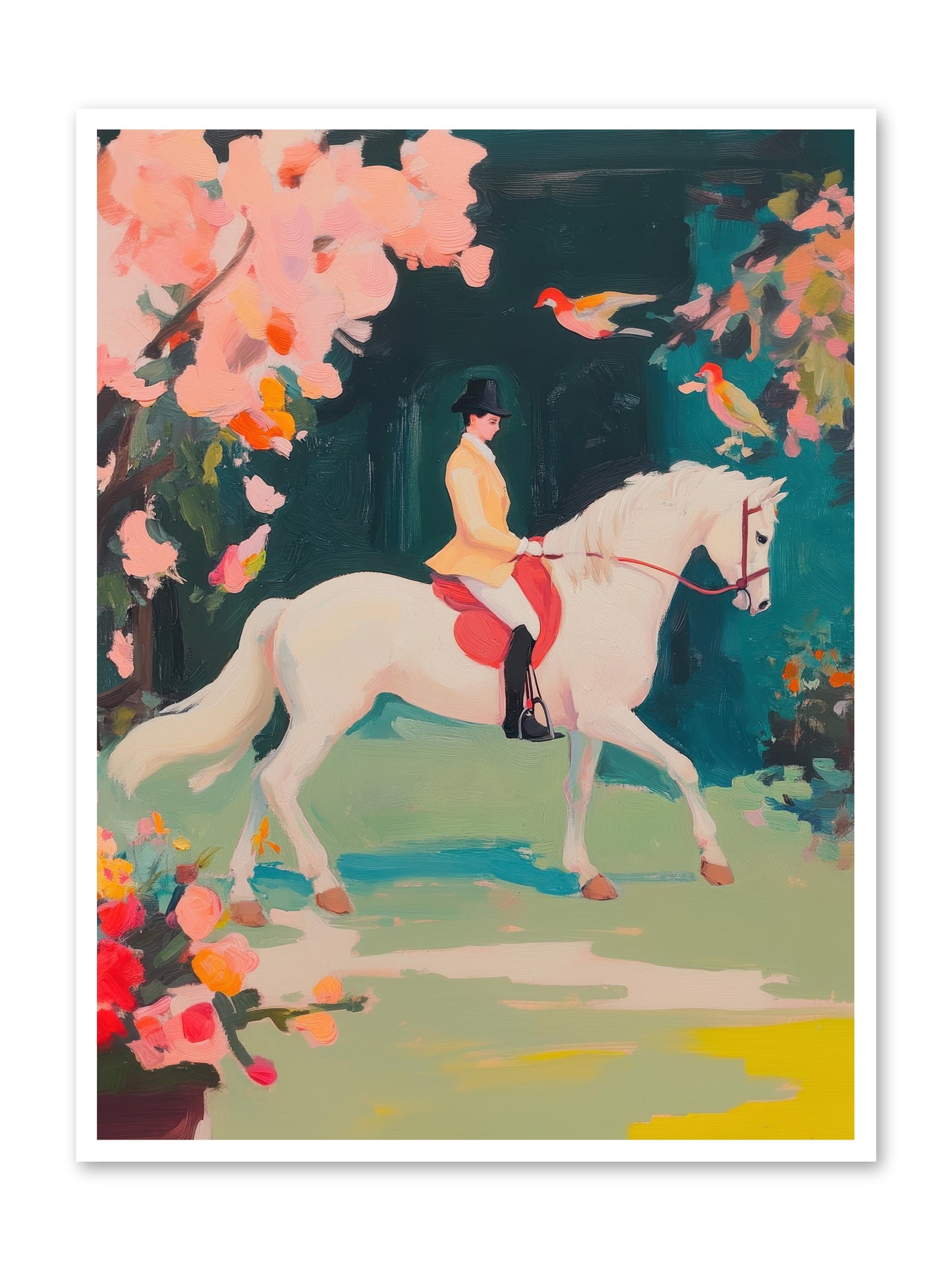 Saddle Savvy -- Loose Canvas Print 36x48