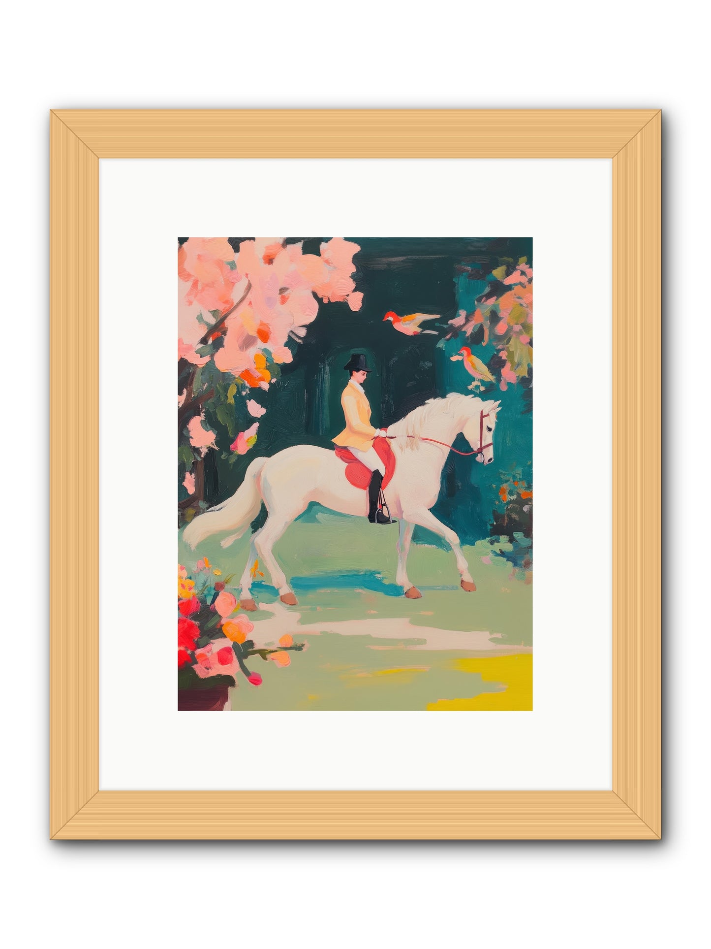 Saddle Savvy -- Framed Print - Natural 9x12