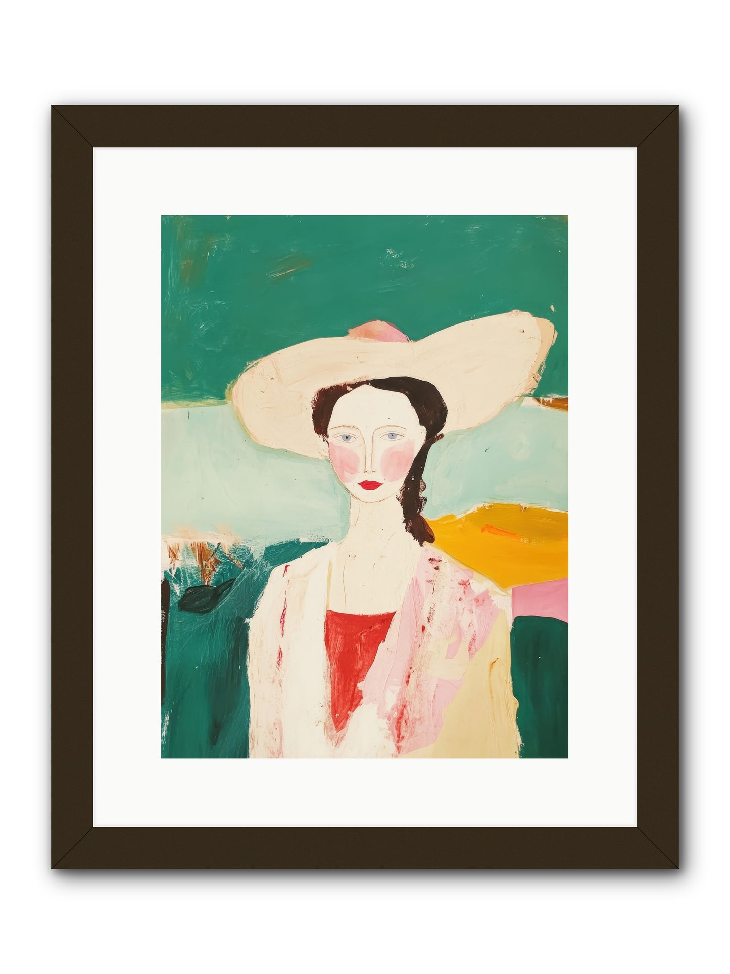 Saddle Savvy Belle -- Framed Print - Black 12x16