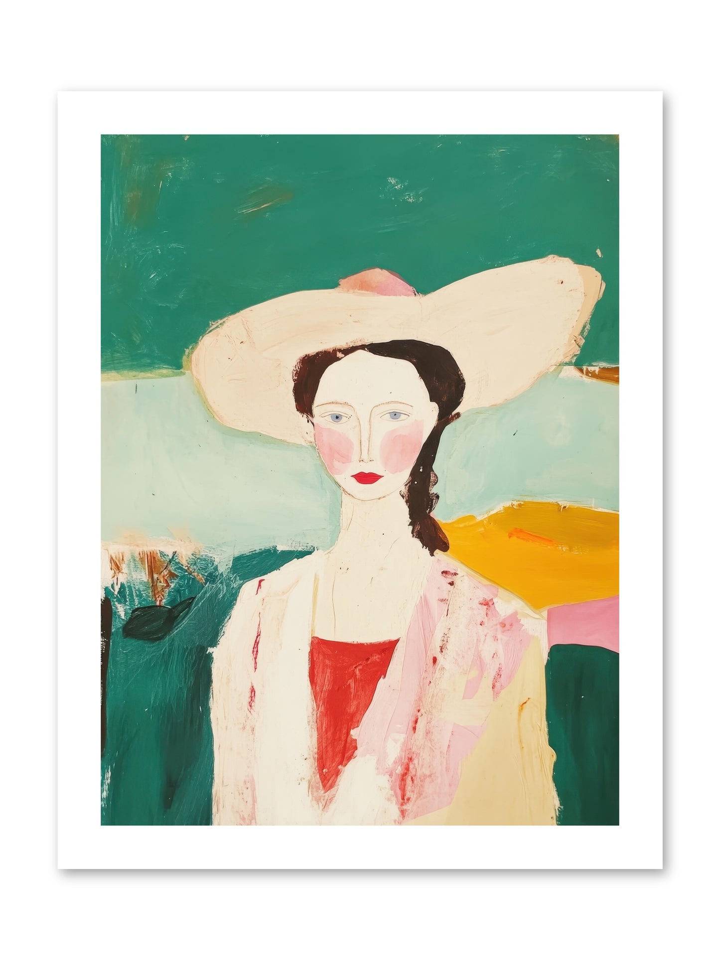 Saddle Savvy Belle -- Loose Canvas Print 12x16