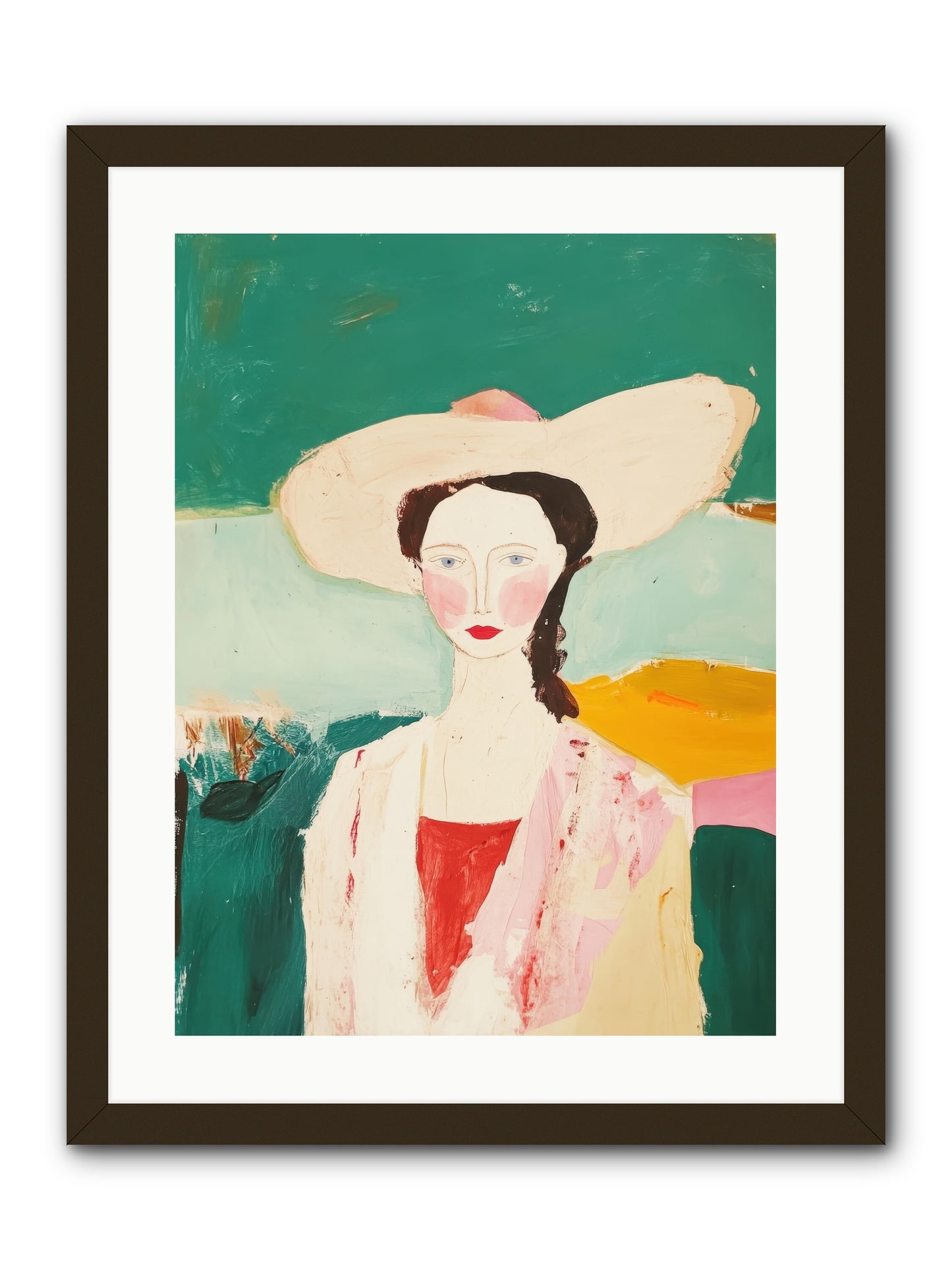 Saddle Savvy Belle -- Framed Print - Black 18x24
