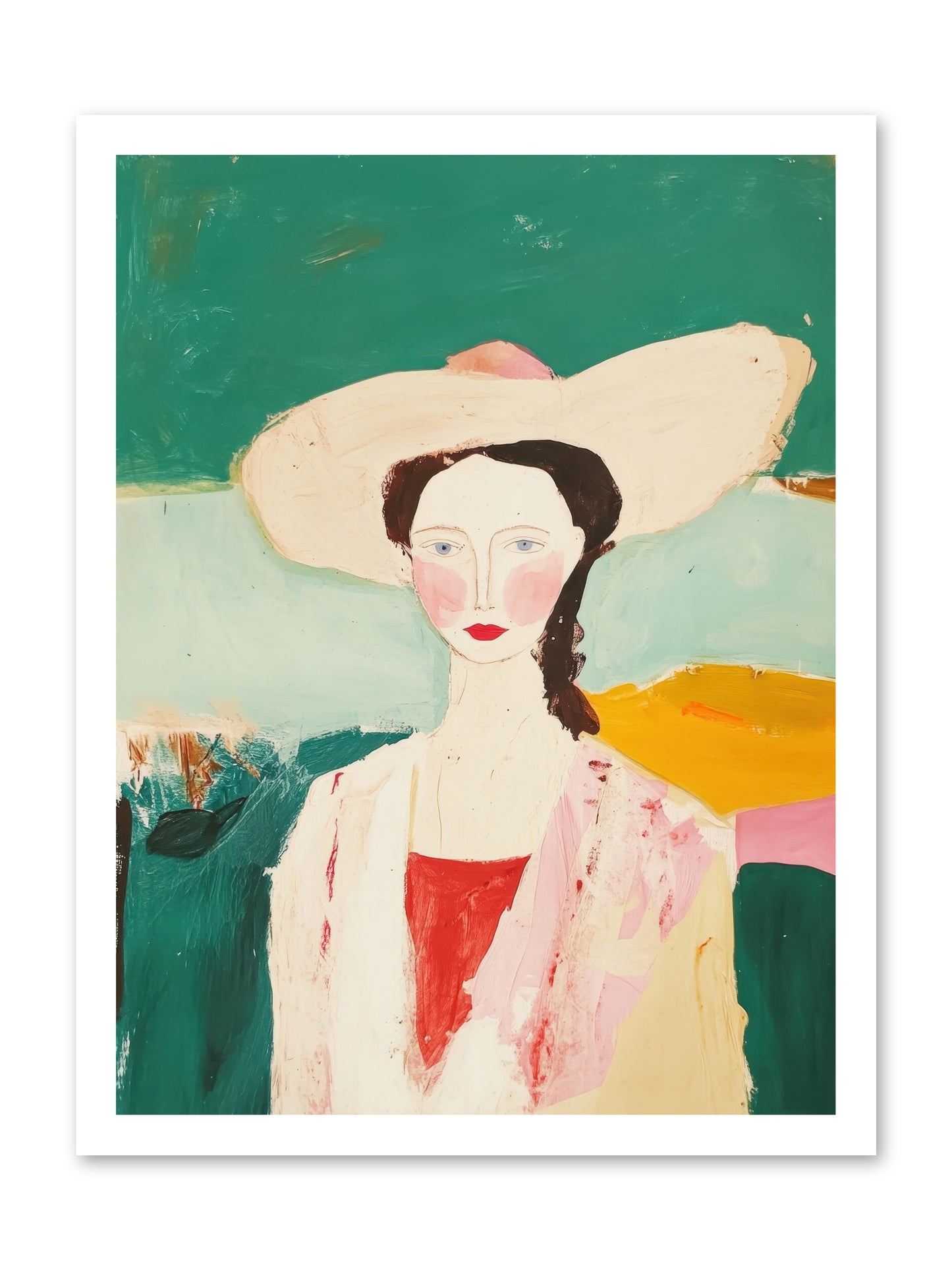 Saddle Savvy Belle -- Loose Canvas Print 18x24