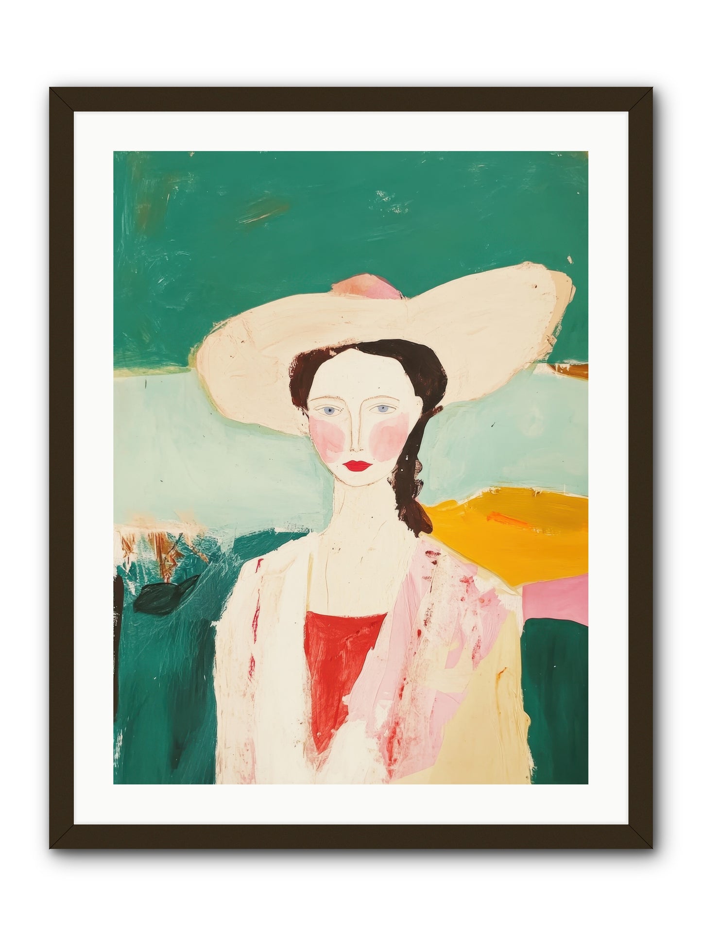 Saddle Savvy Belle -- Framed Print - Black 24x32
