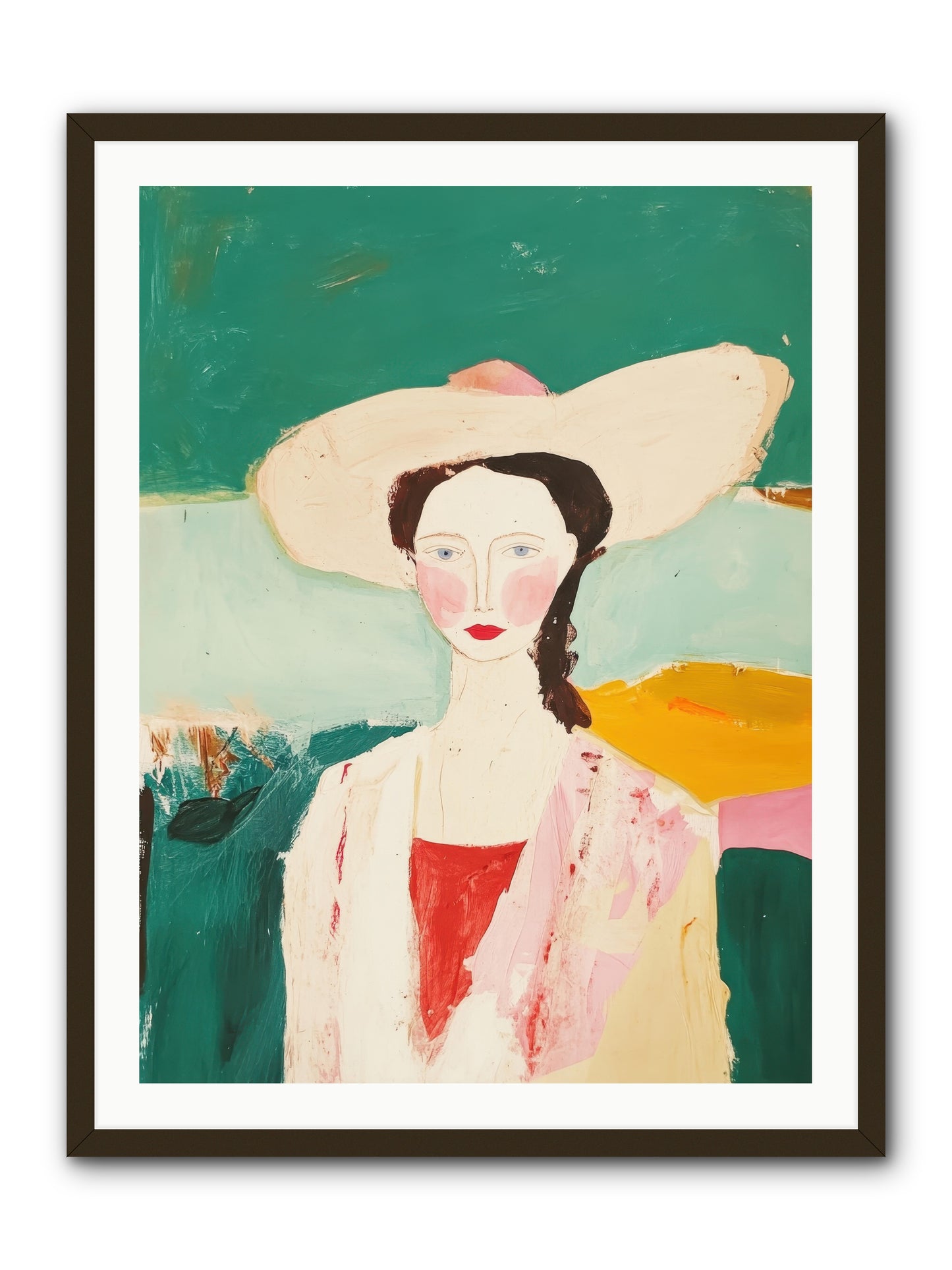 Saddle Savvy Belle -- Framed Print - Black 30x40