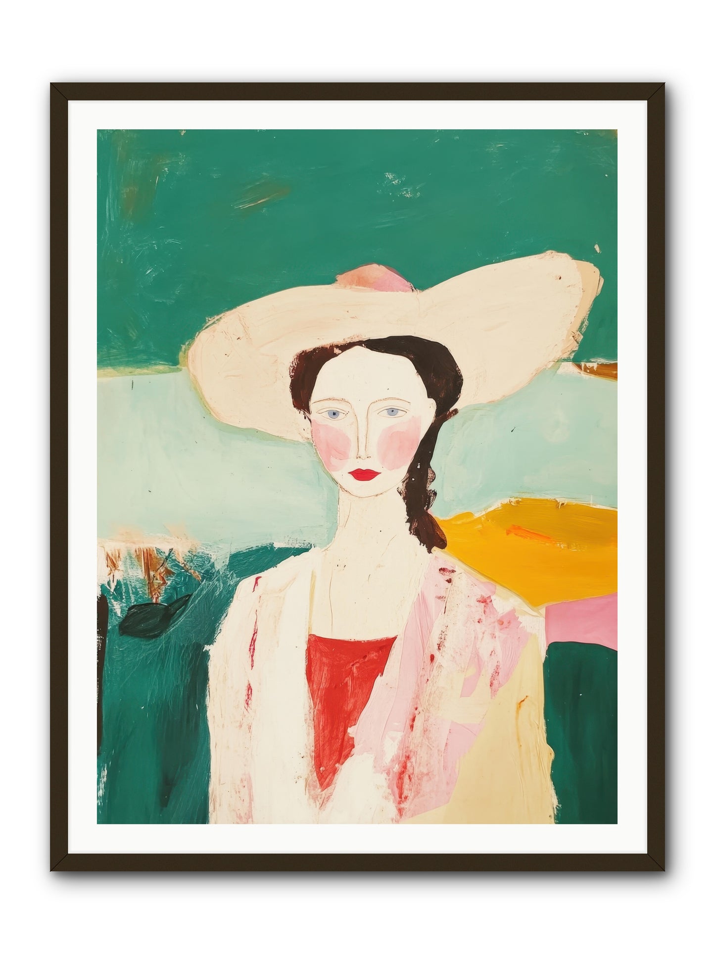 Saddle Savvy Belle -- Framed Print - Black 36x48